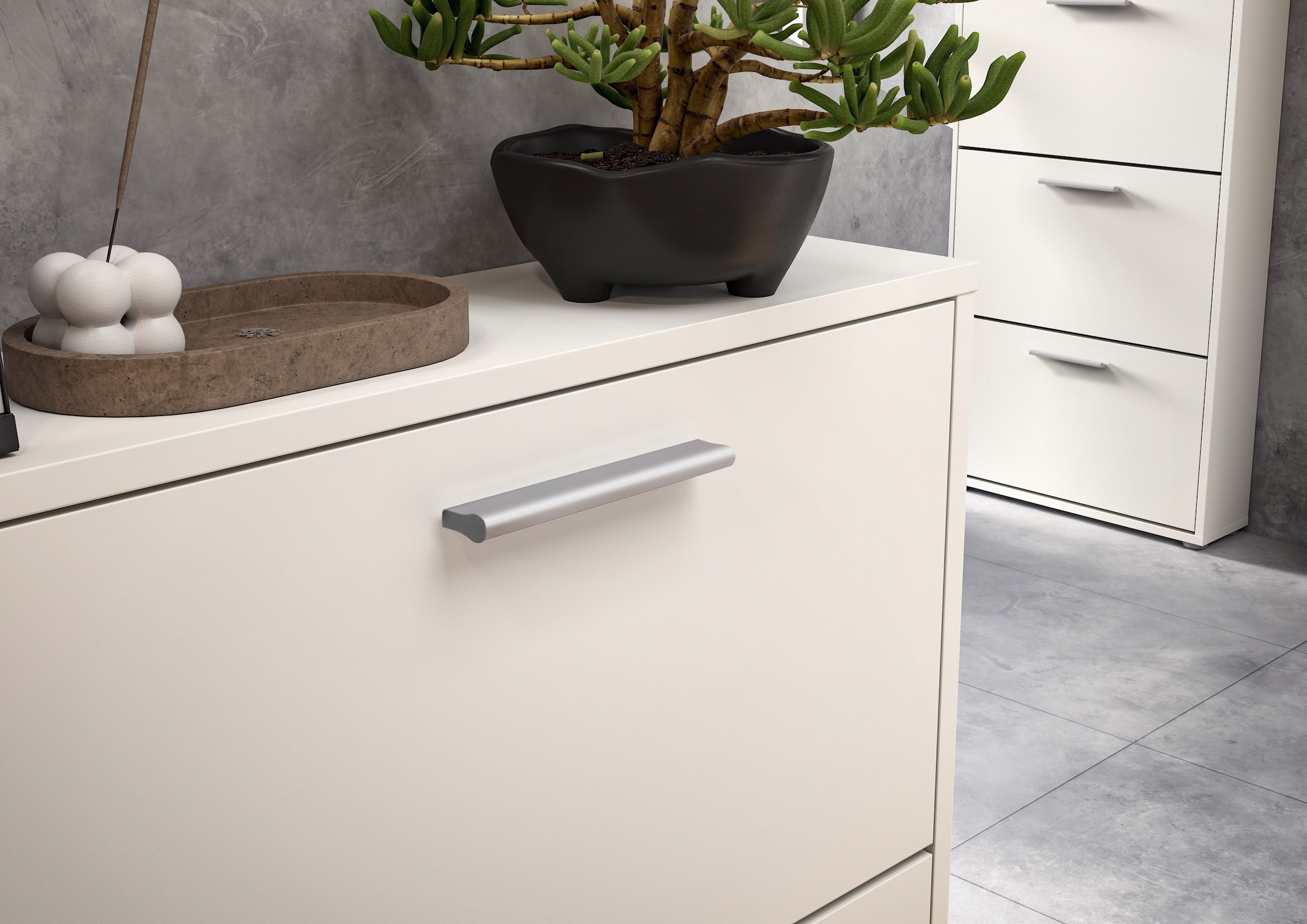 HBZ Schuhkommode »Sam Schuhkipper, Schuhschrank BxHxT 59x169x17 cm« 1 Stk. tlg. mit 5 Klappen