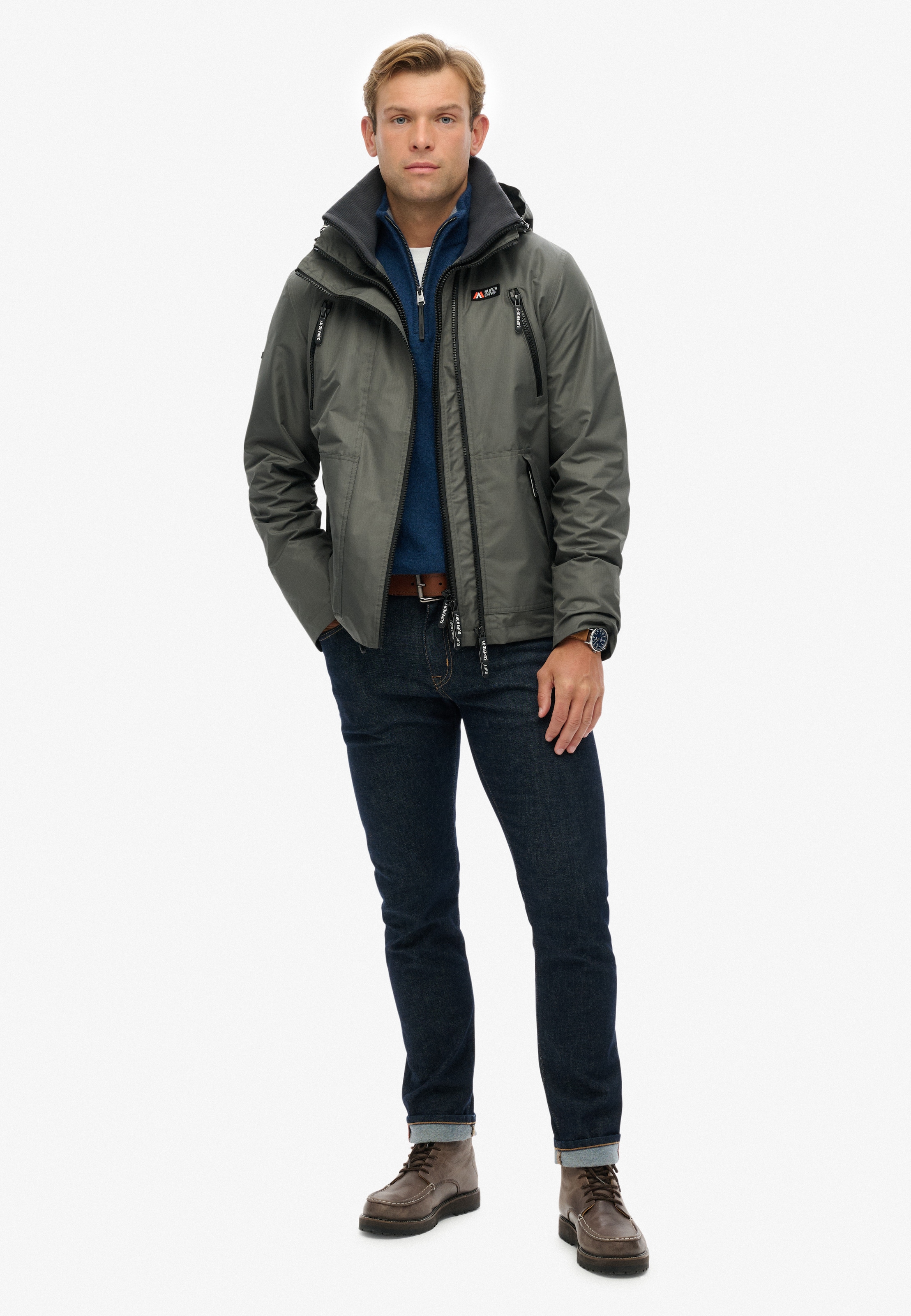 Superdry Veste d'extérieur »HOODED MTN WINDBREAKER JACKET« mit Kapuze