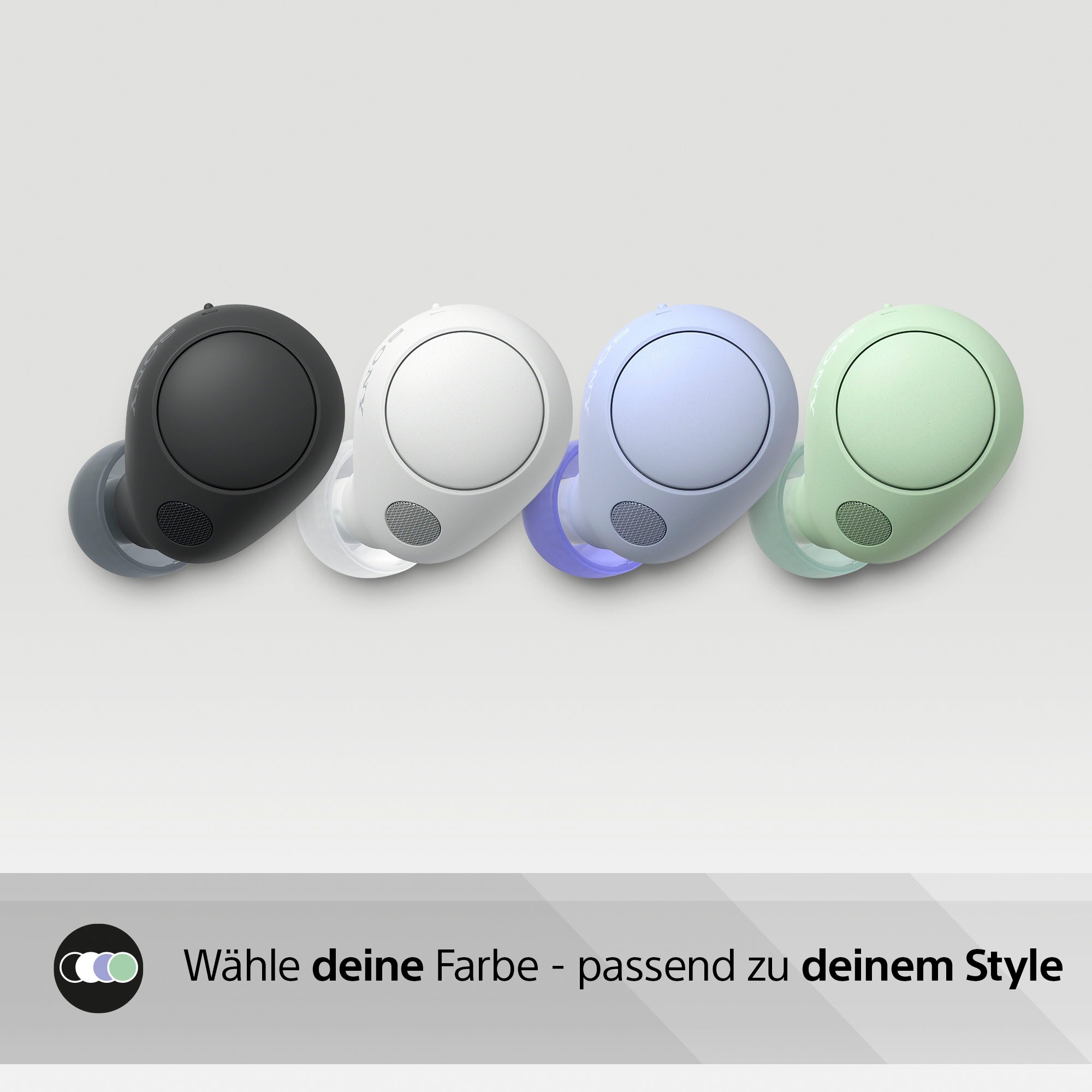 Sony wireless In-Ear-Kopfhörer »WF-C700N« Bluetooth Noise-Cancelling bis 20 Std. Akkulaufzeit, Multipoint Connection