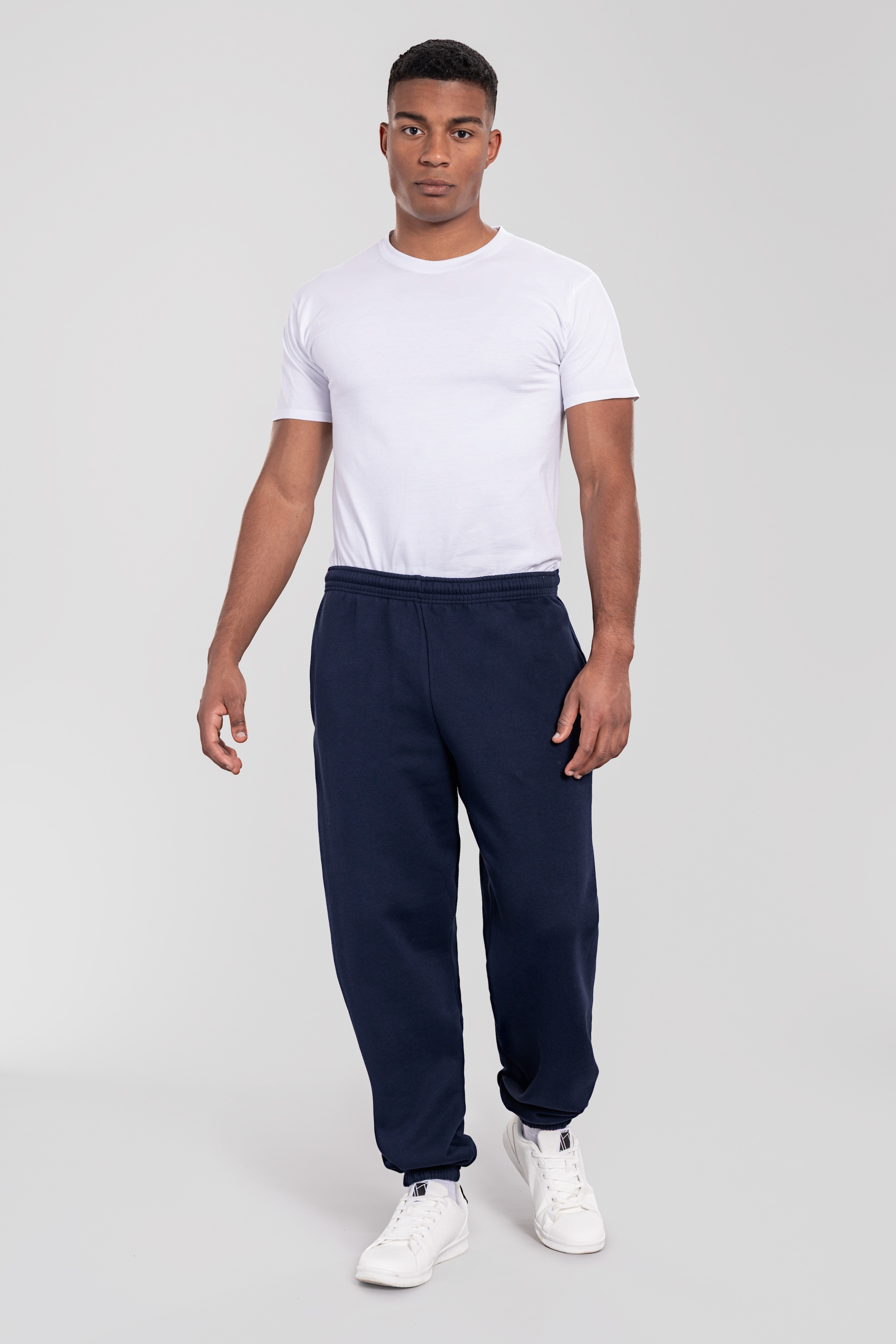 Fruit of the Loom Pantalon de jogging »Iconic Premium Jog Pants Cuff«  Aspect chiné, avec poches fendues, pour adolescents et adultes,