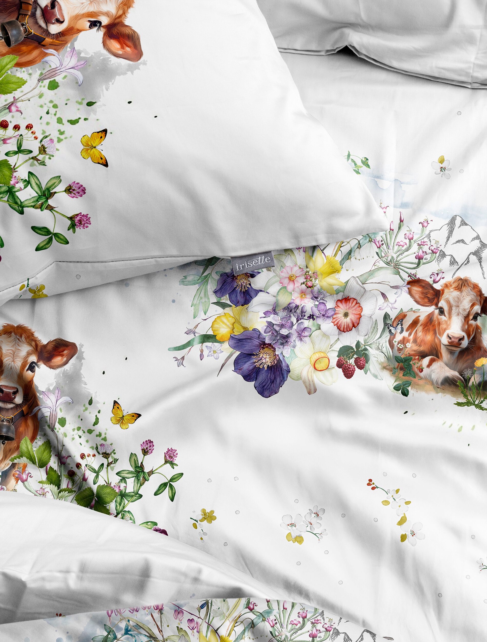 Irisette Linge de lit »Wave 8767« 2 confortable et respirant, qualité toutes saisons