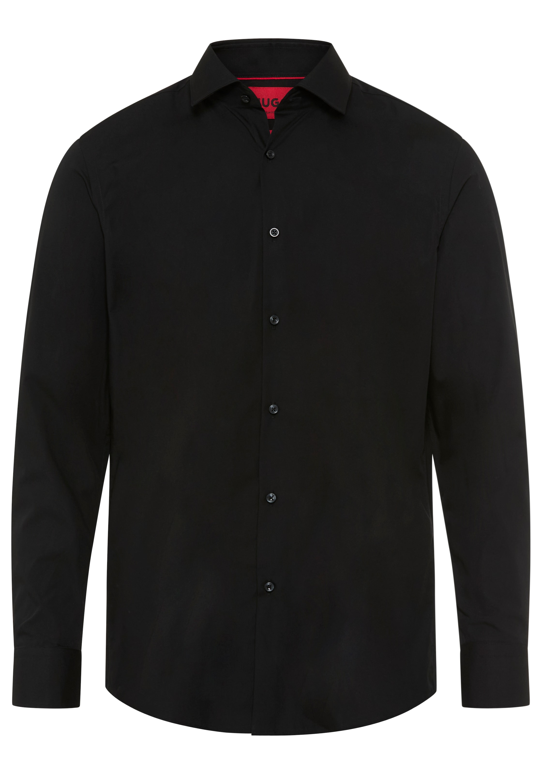 HUGO Chemise à manches longues »Kenno« Slim-Fit Hemd aus bügelleichter Baumwoll-Popeline