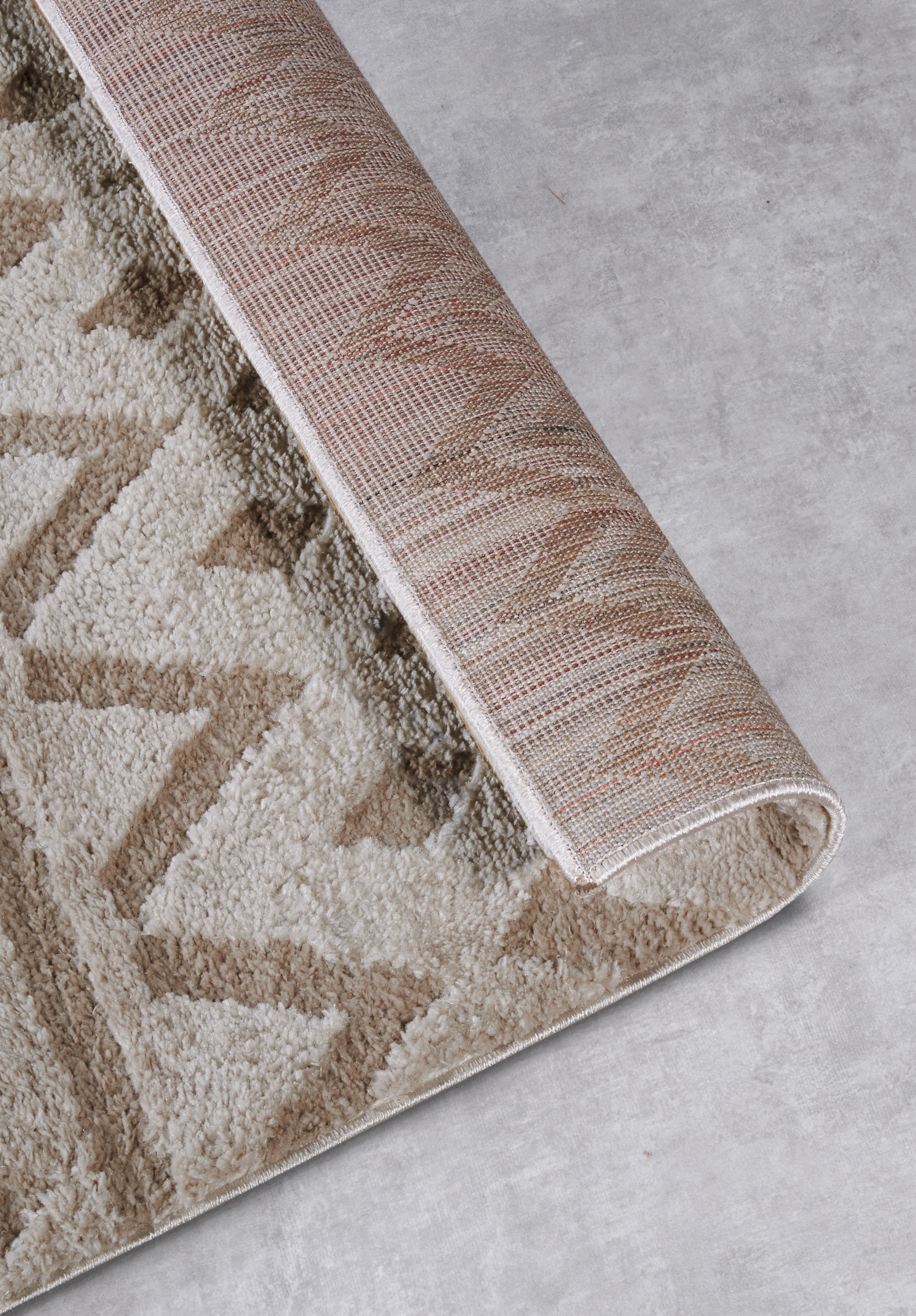 ELLE DECORATION Tapis design »Itinerance« Rectangulaire 18 mm Höhe poils longs, shaggy, coureur, doux, poils longs, moderne, effet relief