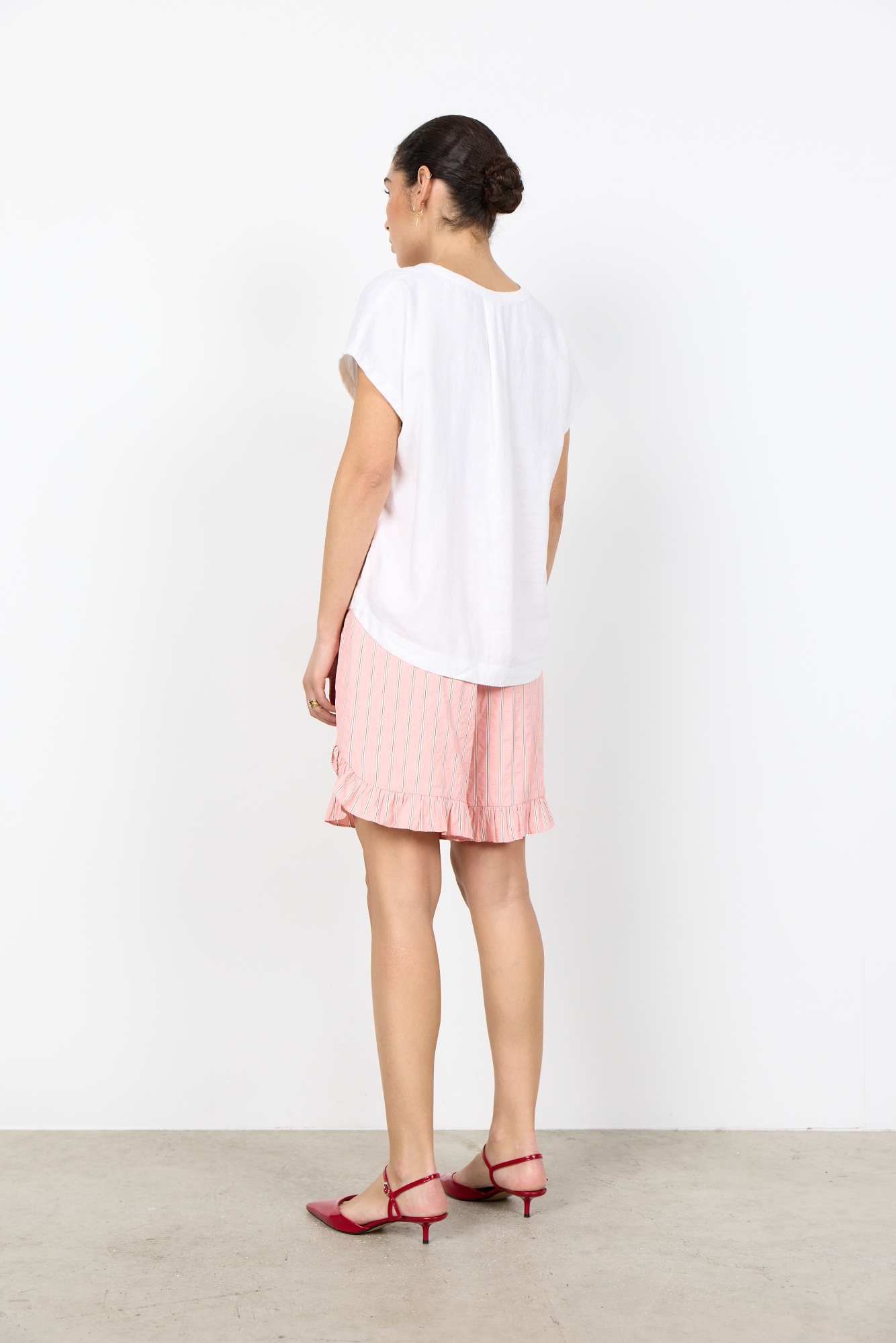 soyaconcept Blouse à manches courtes »SC-INA 51« mélange viscose avec lin