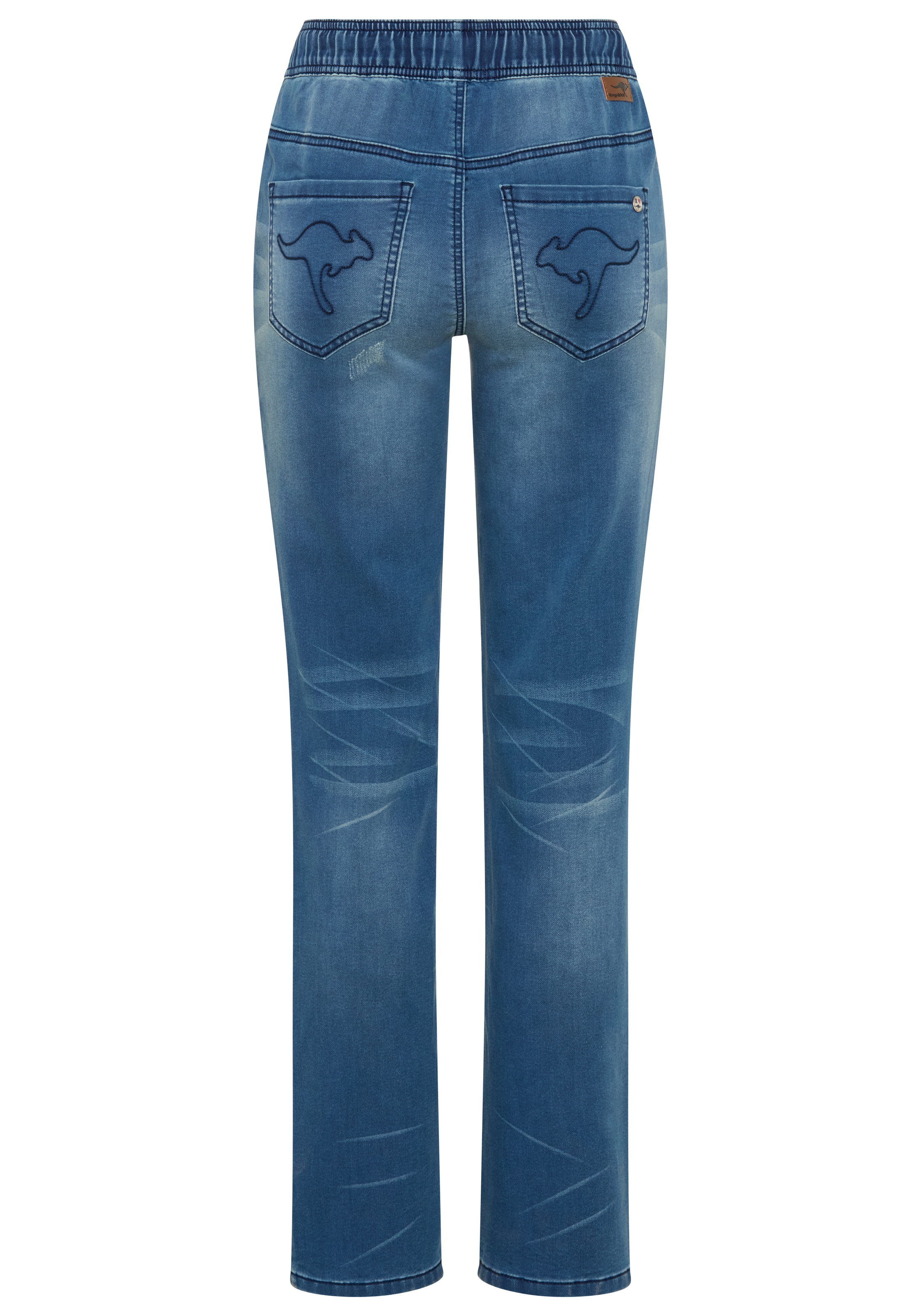 KangaROOS Jogg pants avec poches latérales, poches arrière et poche pour monnaie, coupe droite