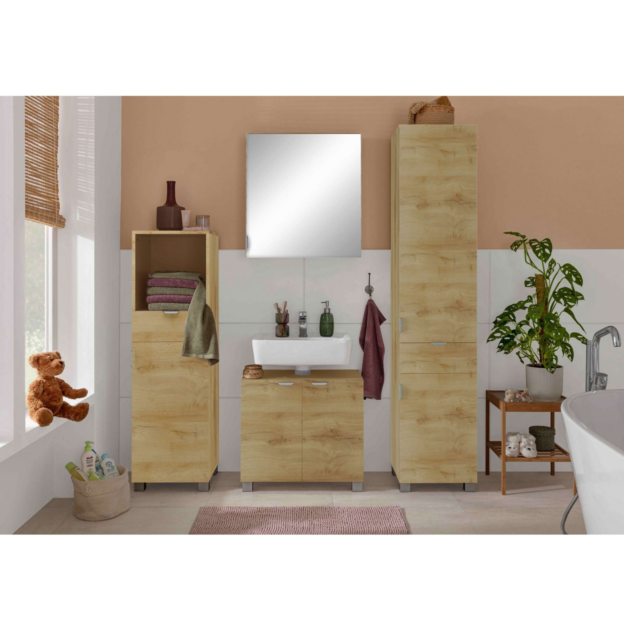 welltime Spiegelschrank »Lage« Pflegeleichte Oberfläche, FSC®-zertifiziert