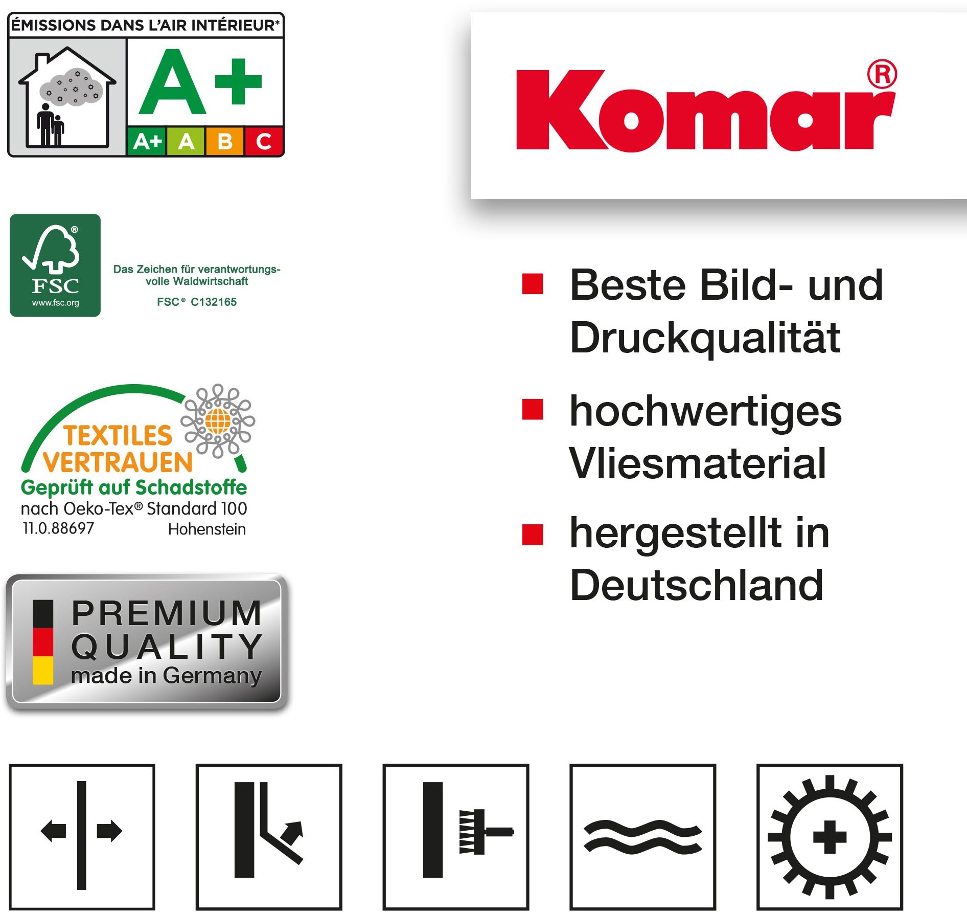 Komar Vliestapete »Digitaldruck Vlies -  Hide away Bambi - Grösse 250 x 250 cm« bedruckt glatt Kinderzimmer