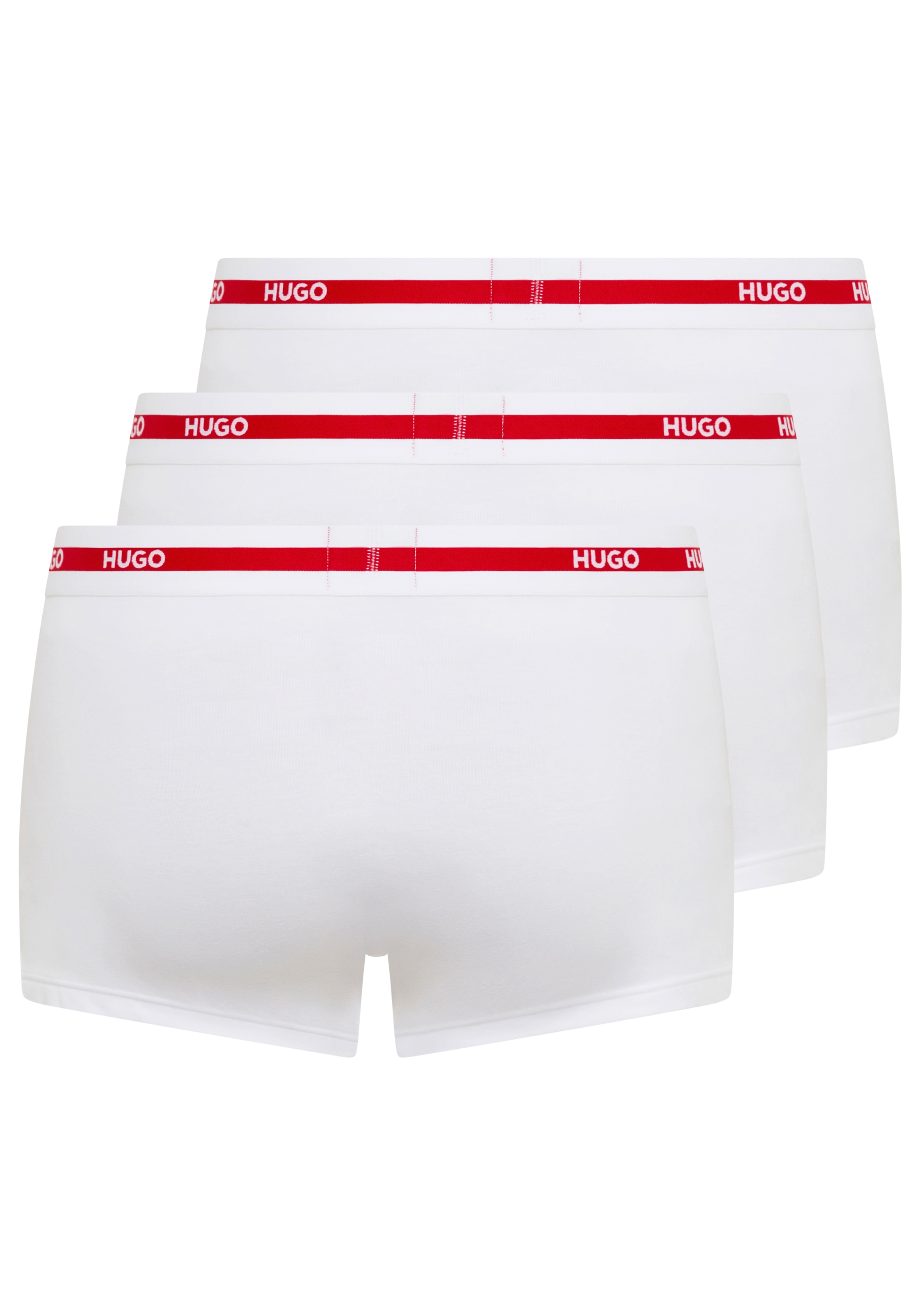 HUGO Underwear Tronc »TRIPLET PLANET« 3 cuis Logos am elastischen Bund, mittlere Bundhöhe