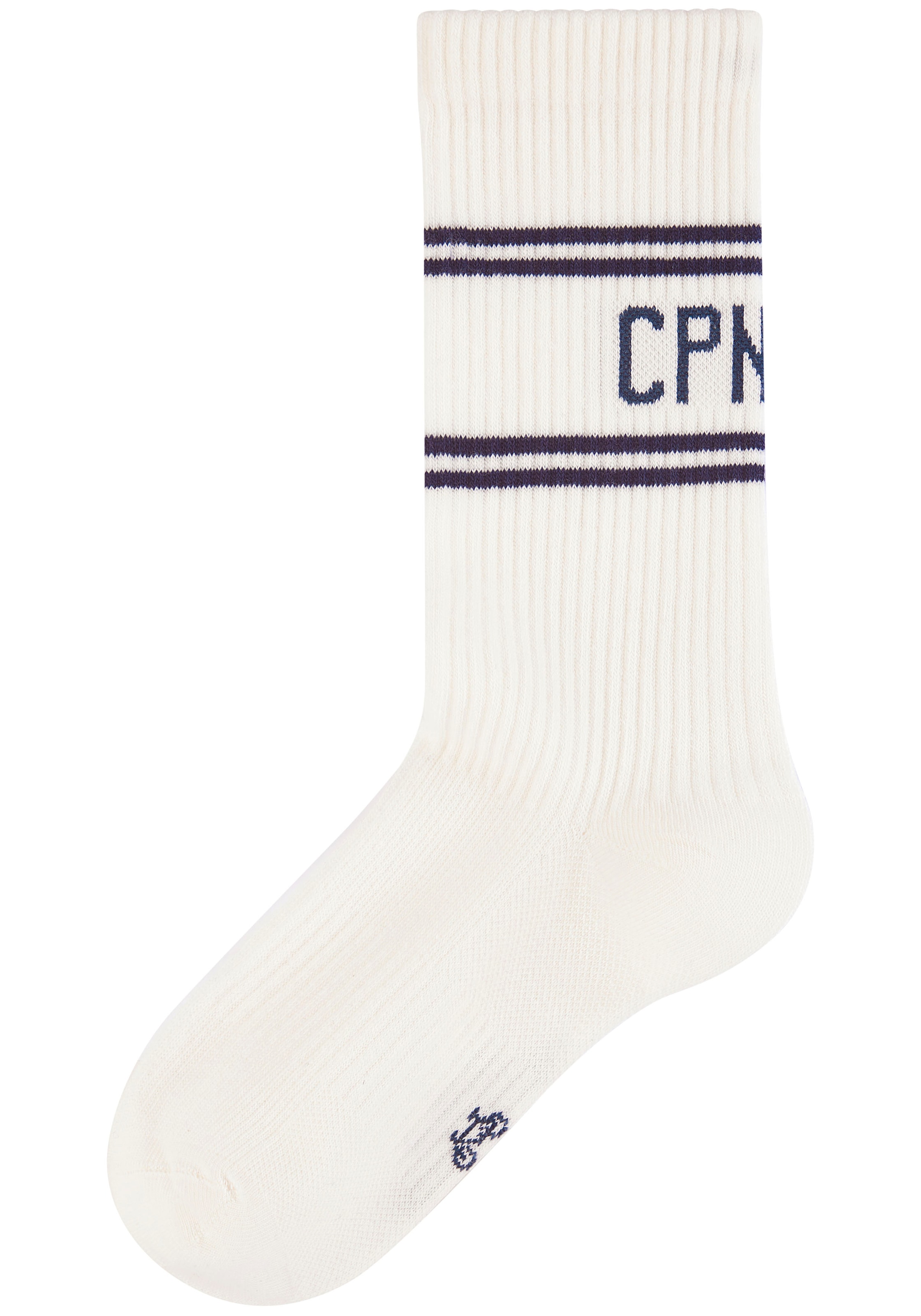 Copenhagen Studios Langsocken Packung, 2 Stk. tlg. mit Pikeé-Struktur unter der Sohle