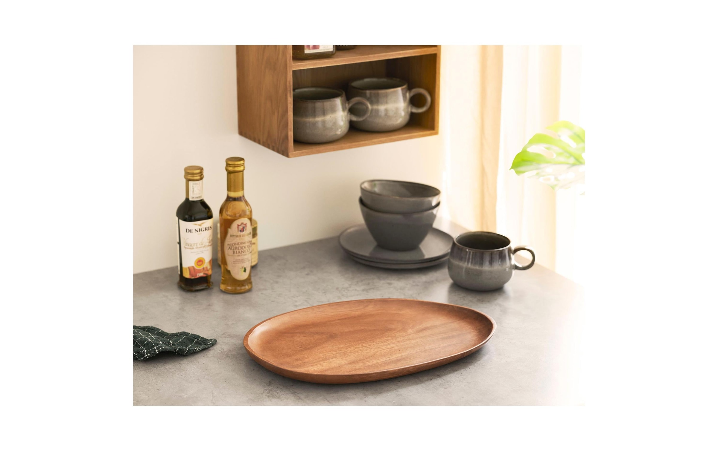 House Nordic Servierplatte »Tray 39.5 x 28 x 2,5 cm«