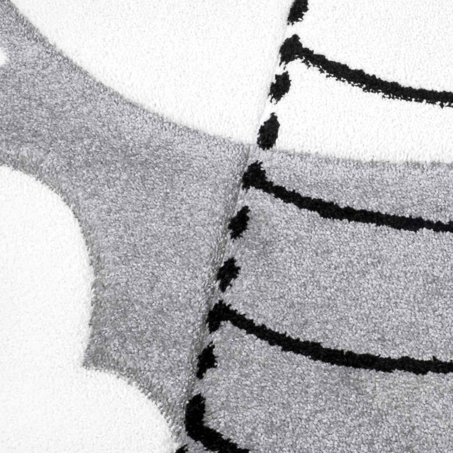 Carpet City Kinderteppich »Bueno Kids 1314« rund 13 mm Höhe Spielteppich, Mond, 3D-Effekt, Weicher Flor, Pflegeleicht