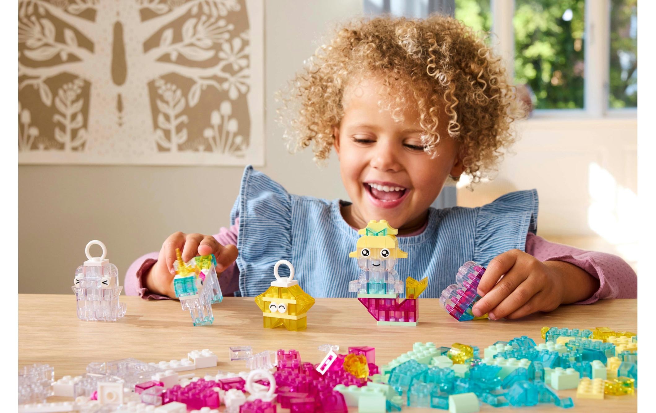 LEGO® Spielbausteine »Zauberbox mit durchsichtigen Steinen 11040«