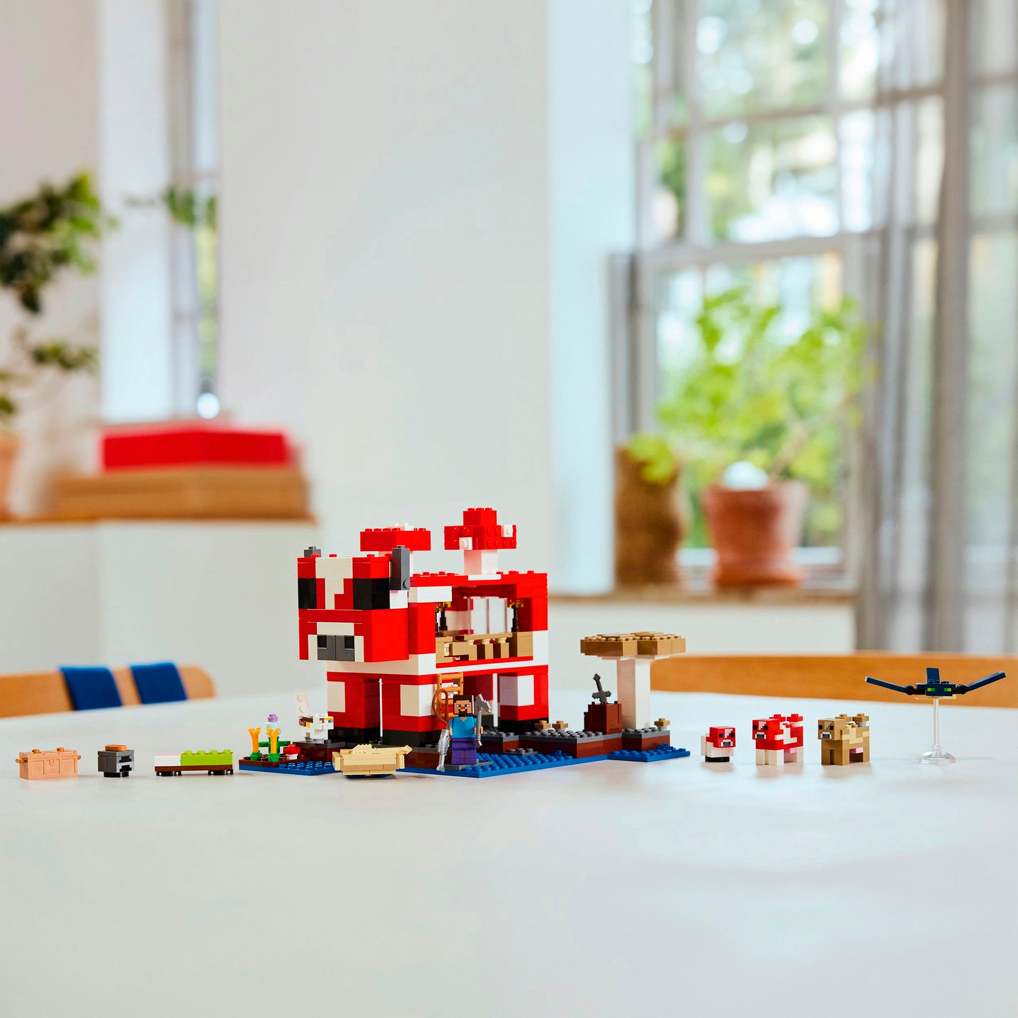 LEGO® Konstruktionsspielsteine »Das Pilzkuh-Haus (21270), LEGO Minecraft« Made in Europe