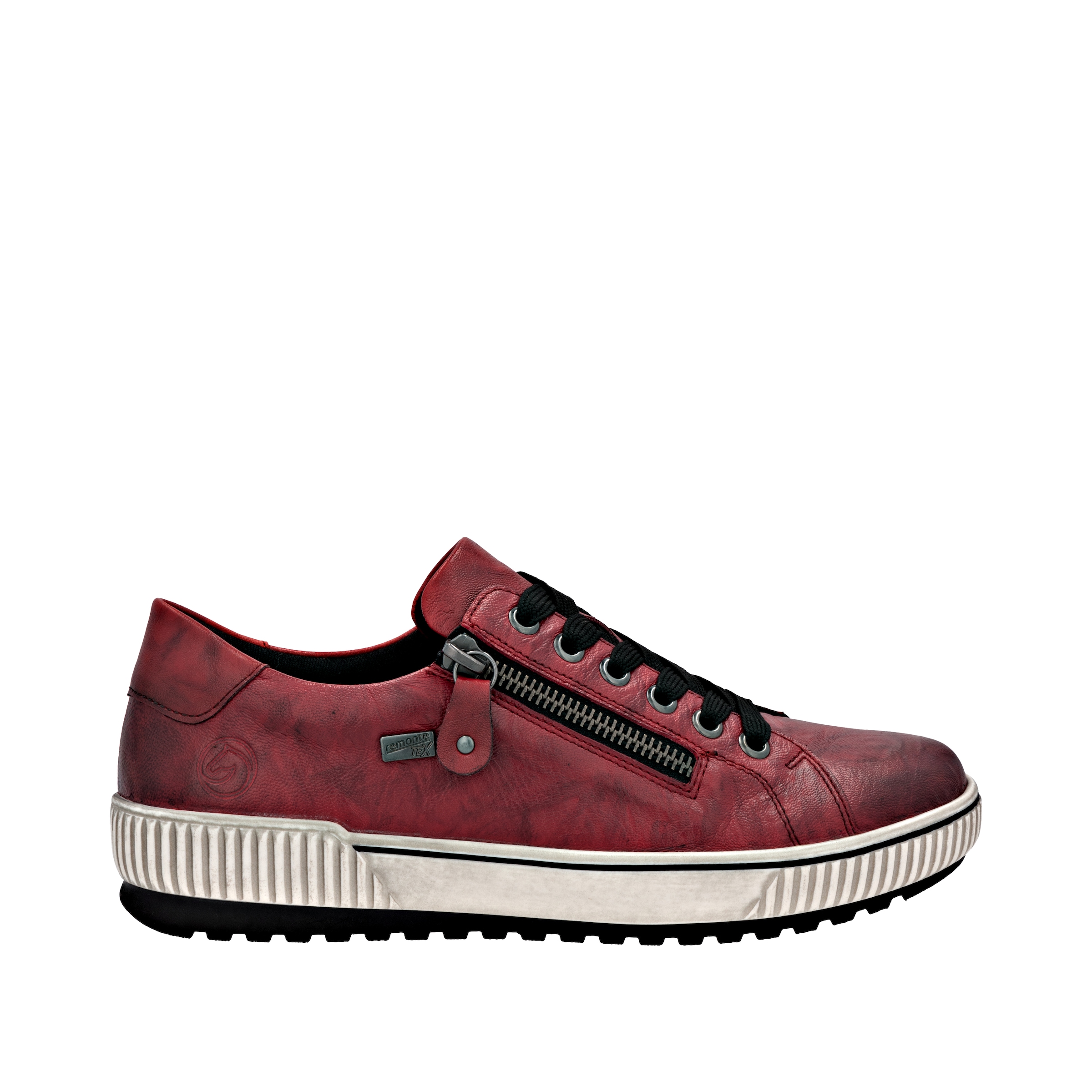 Remonte Baskets à plateforme  , chaussure de loisirs, chaussure basse, chaussure à lacets avec fermeture éclair extérieure