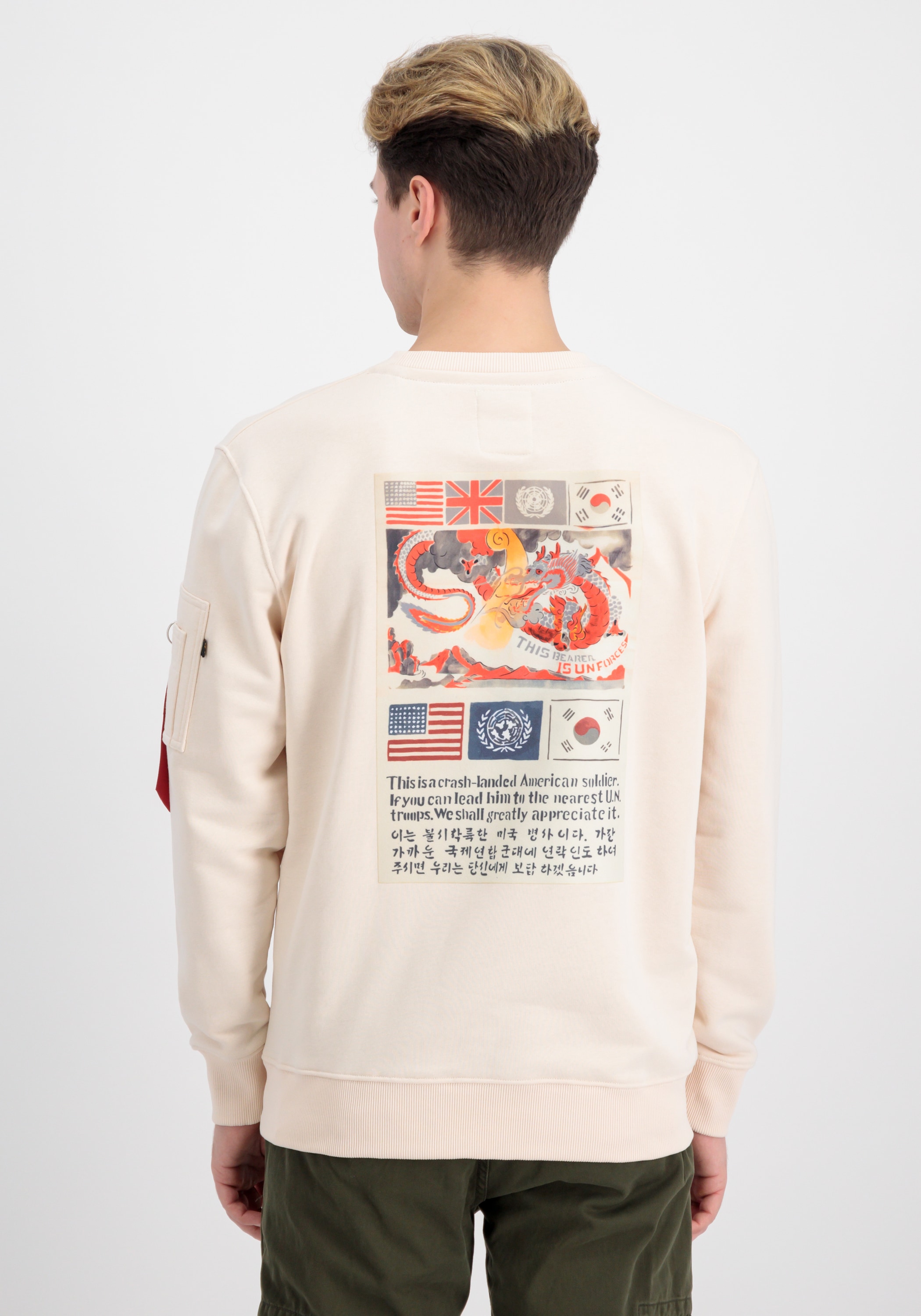Alpha Industries Pull »USN Blood Chit Sweatshirt«
