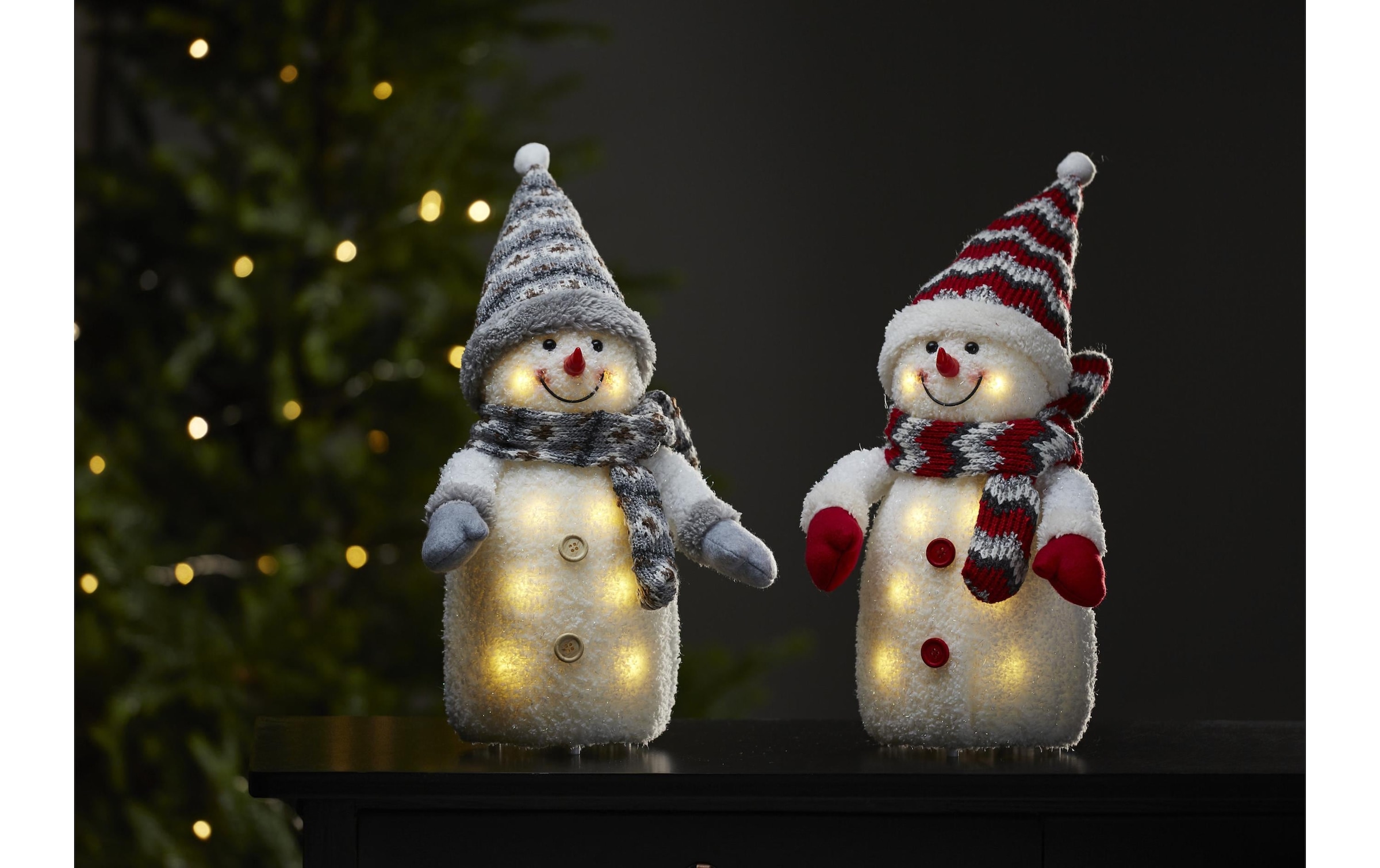 Parforce Traditional Hunting Figurine décorative LED »Schneemann 38 cm«