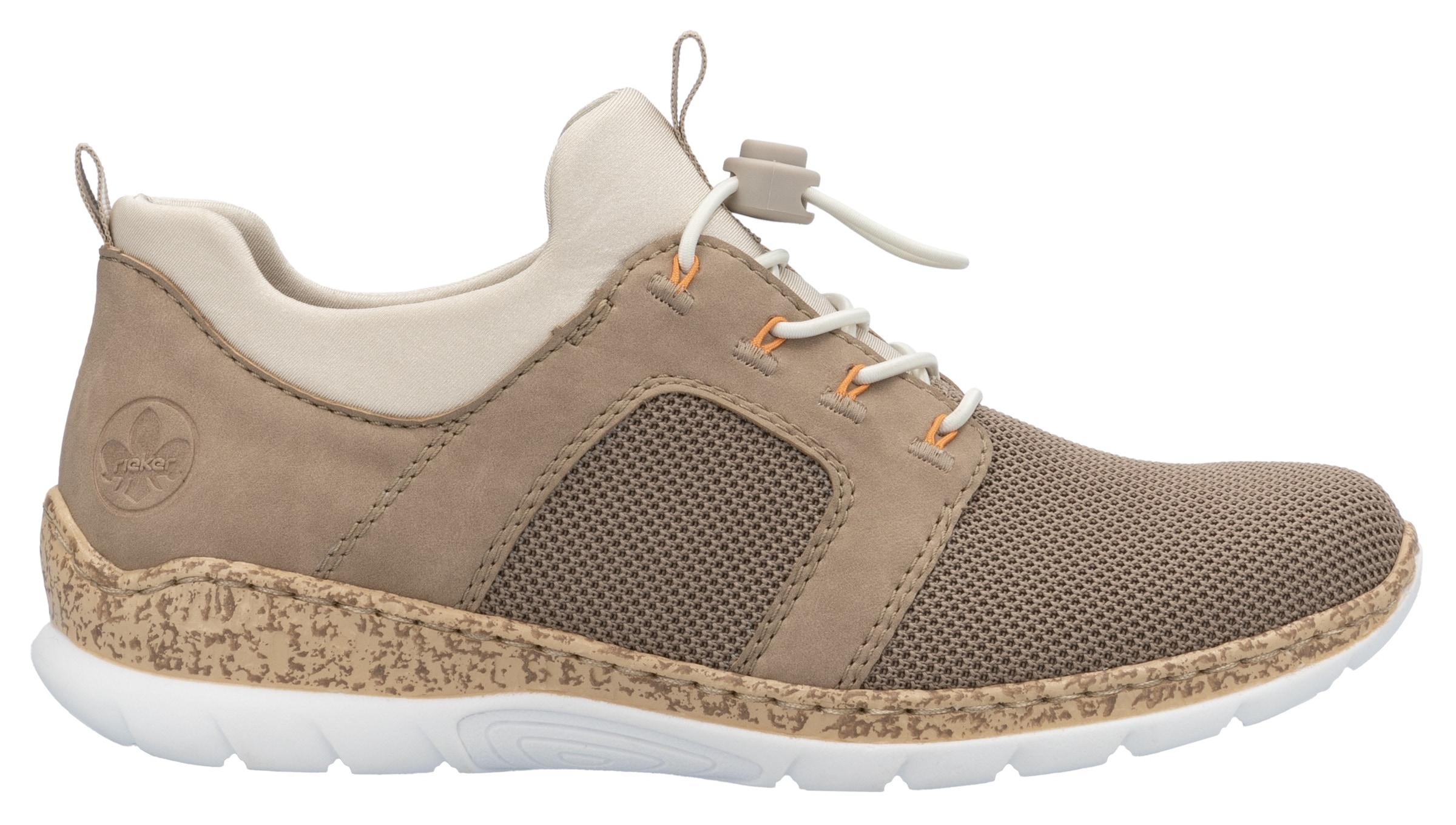 Rieker Baskets slip-on  , Schlupfschuh, Halbschuh, Slipper, Freizeitschuh mit Elastikeinstieg