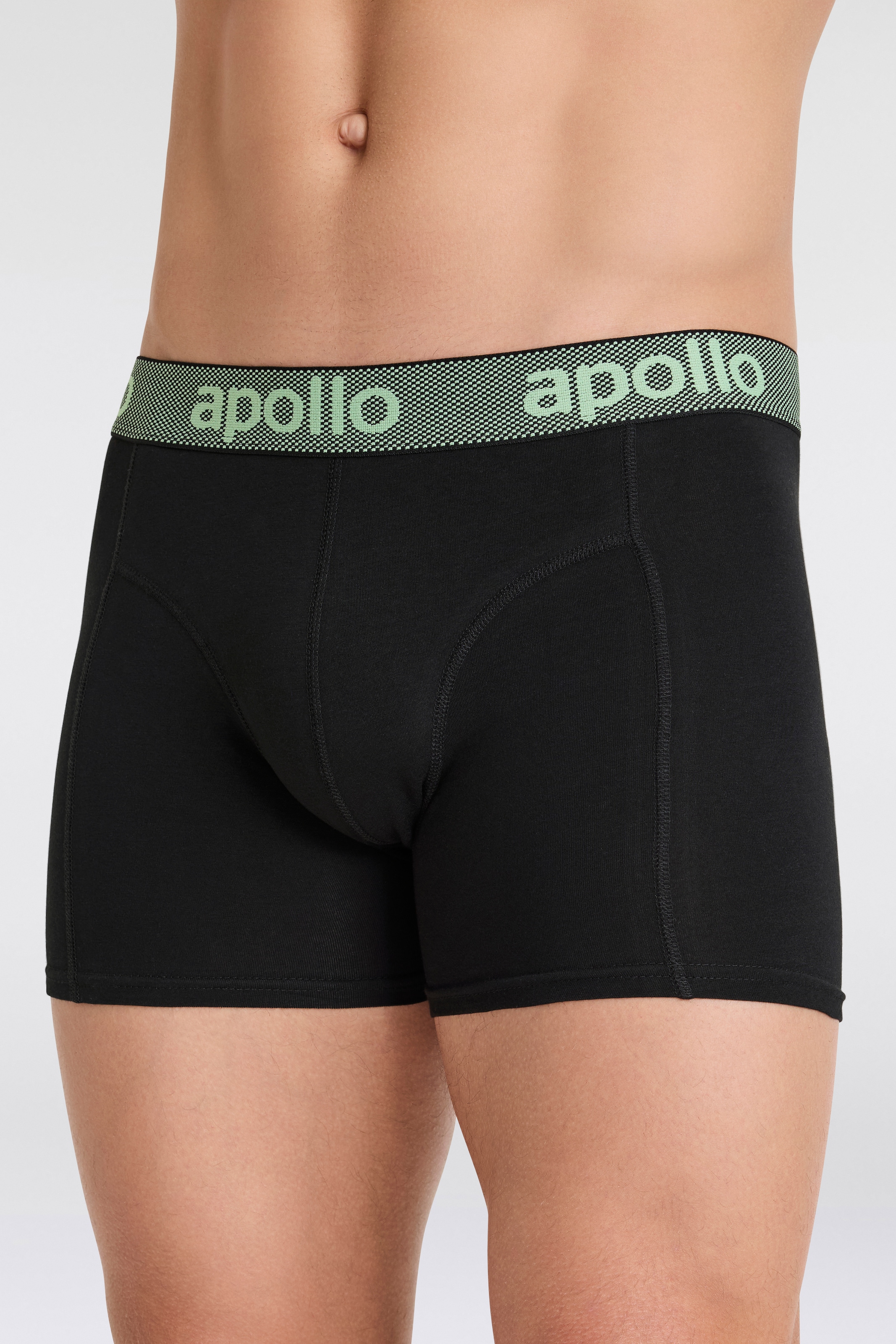 Apollo Boxer »MEN BOXERSHORTS« Spar-Pack, 3er Pack,  mit hohem Baumwollanteil, elastisch und gut an den Körper