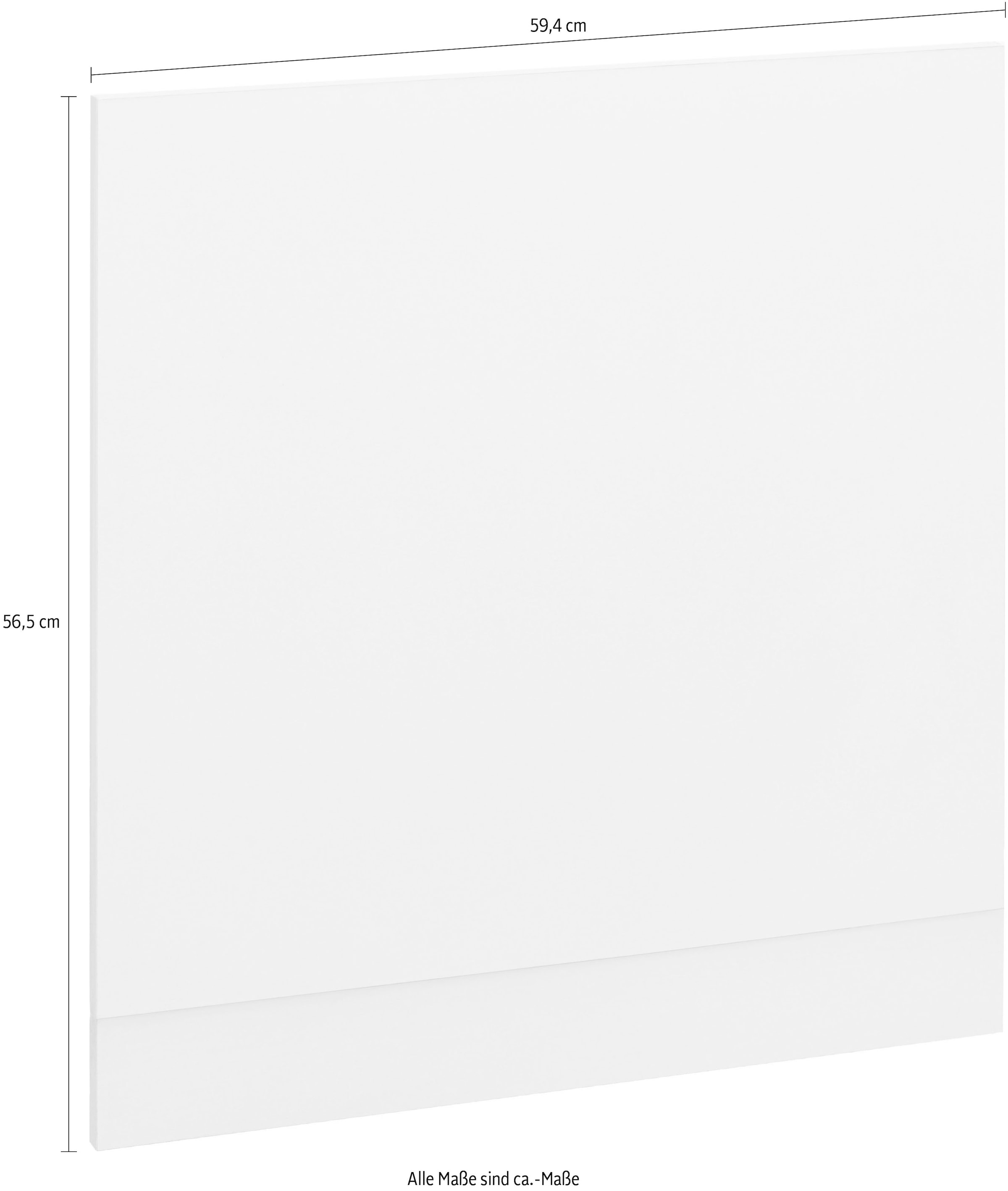 wiho Küchen Frontblende »Unna« 60 cm breit, für teilintegrierbaren Geschirrspüler