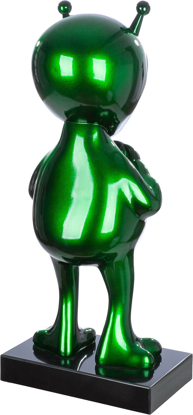 GILDE Skulptur »Skulptur Alien auf Base«
