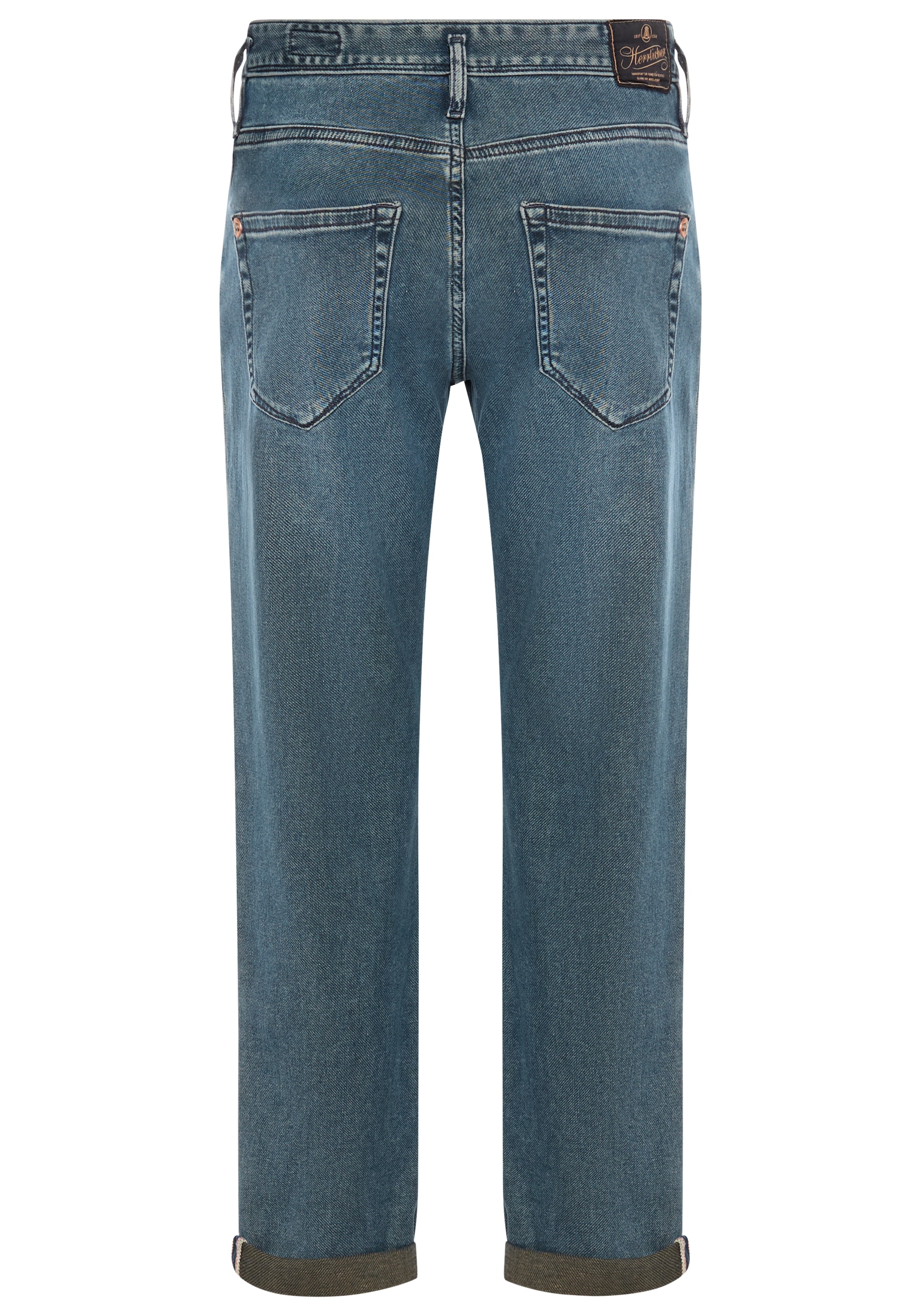 Herrlicher Jeans à 5 poches »Shyra Tap Denim Comfort« in Cropped Länge, Umschlagsaum