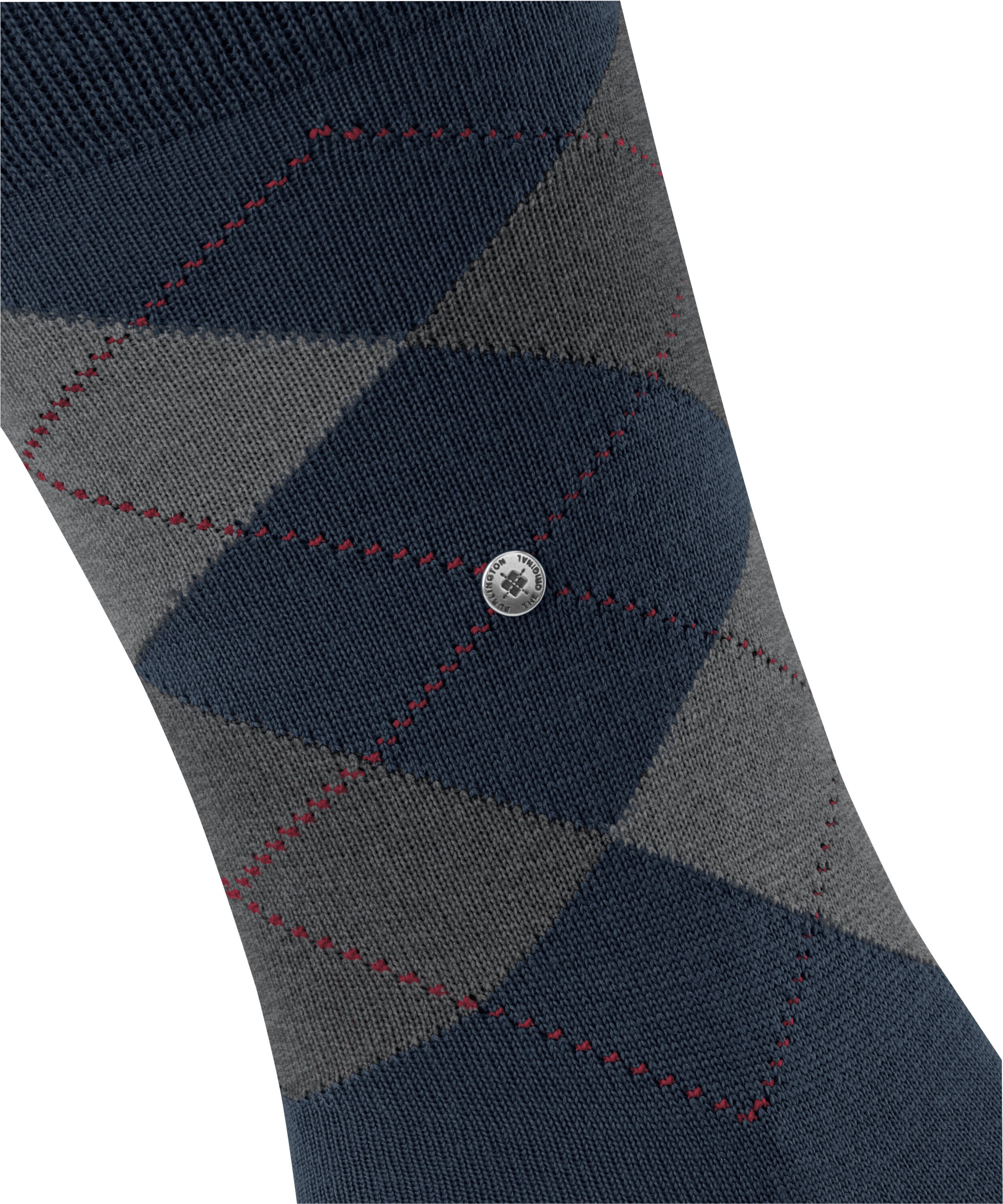 Burlington Chaussettes »Edinburgh« Taille unique 40-46, motif argyle classique, mélange de laine chaud