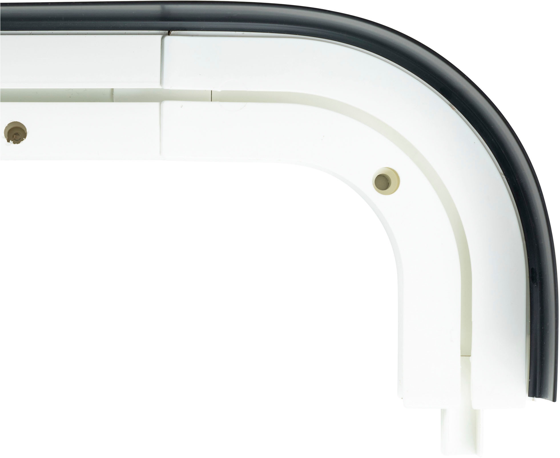 SN DECO GROUP Vorhangschiene »SH1« 1 läufig-läufig Fixmass Set 1-läufig,inkl. Rundbögen, Blende 5 cm, vorgebohrt, Innenlauf