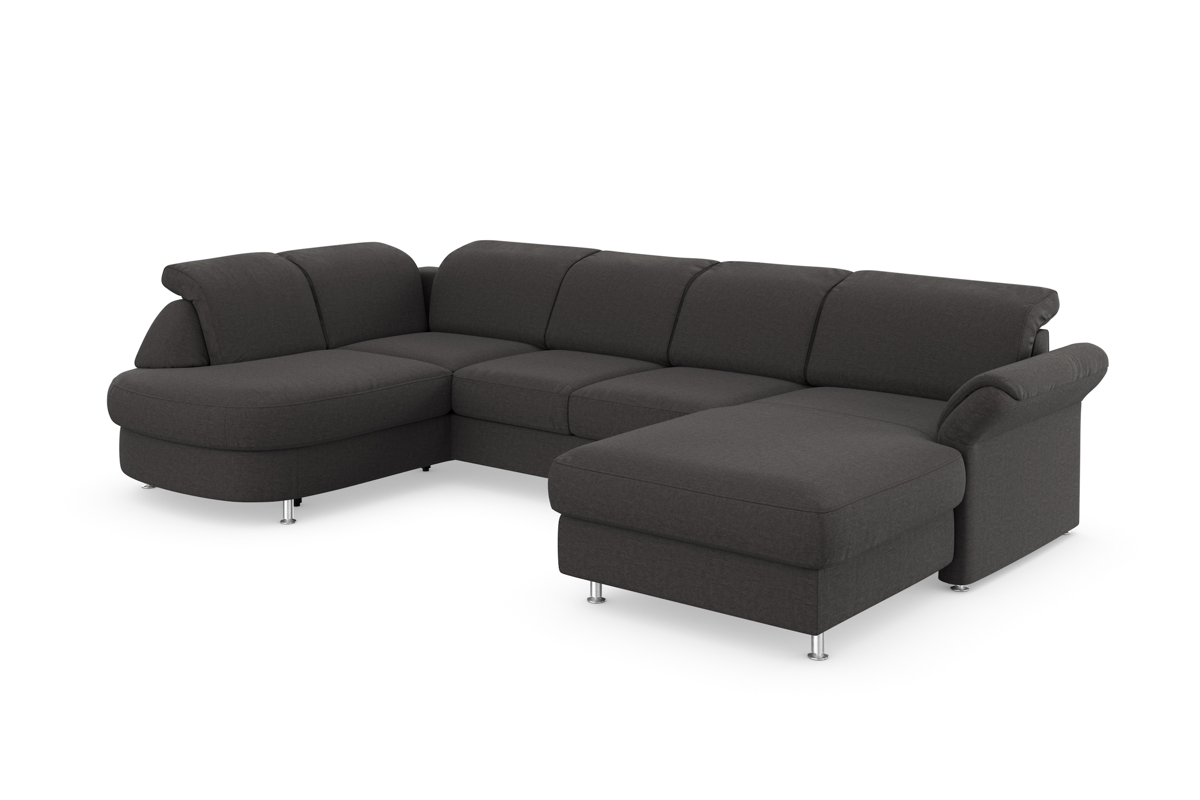 sit&more Paysage de salon »Apulia U-Form« wahlweise Bettfunktion, Bettkasten und Kopf- und Armteilverstellung