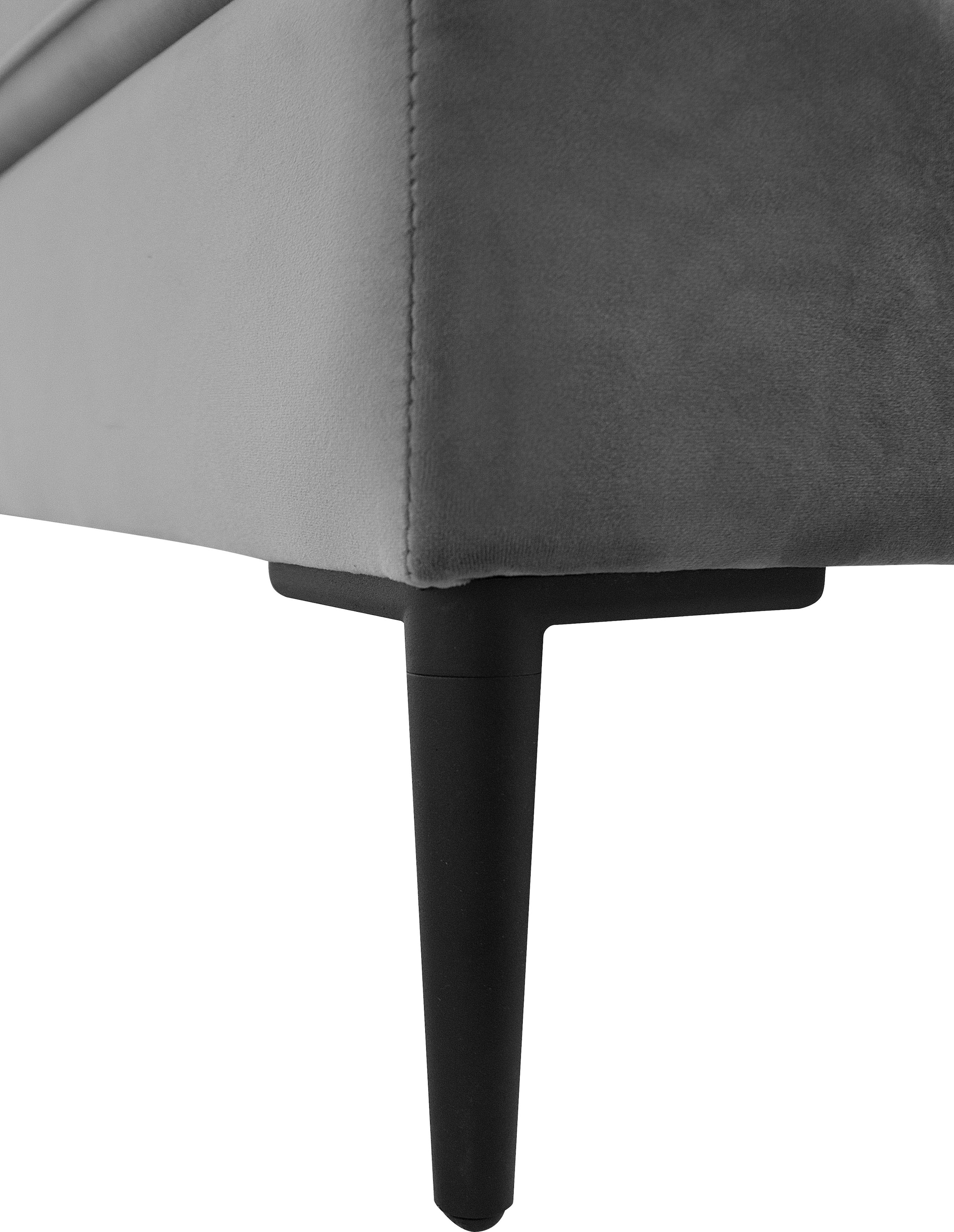 Home affaire Sessel »Light« inklusive loser Zierkissen, mit schmalen Armlehnen und Teleskopfüssen