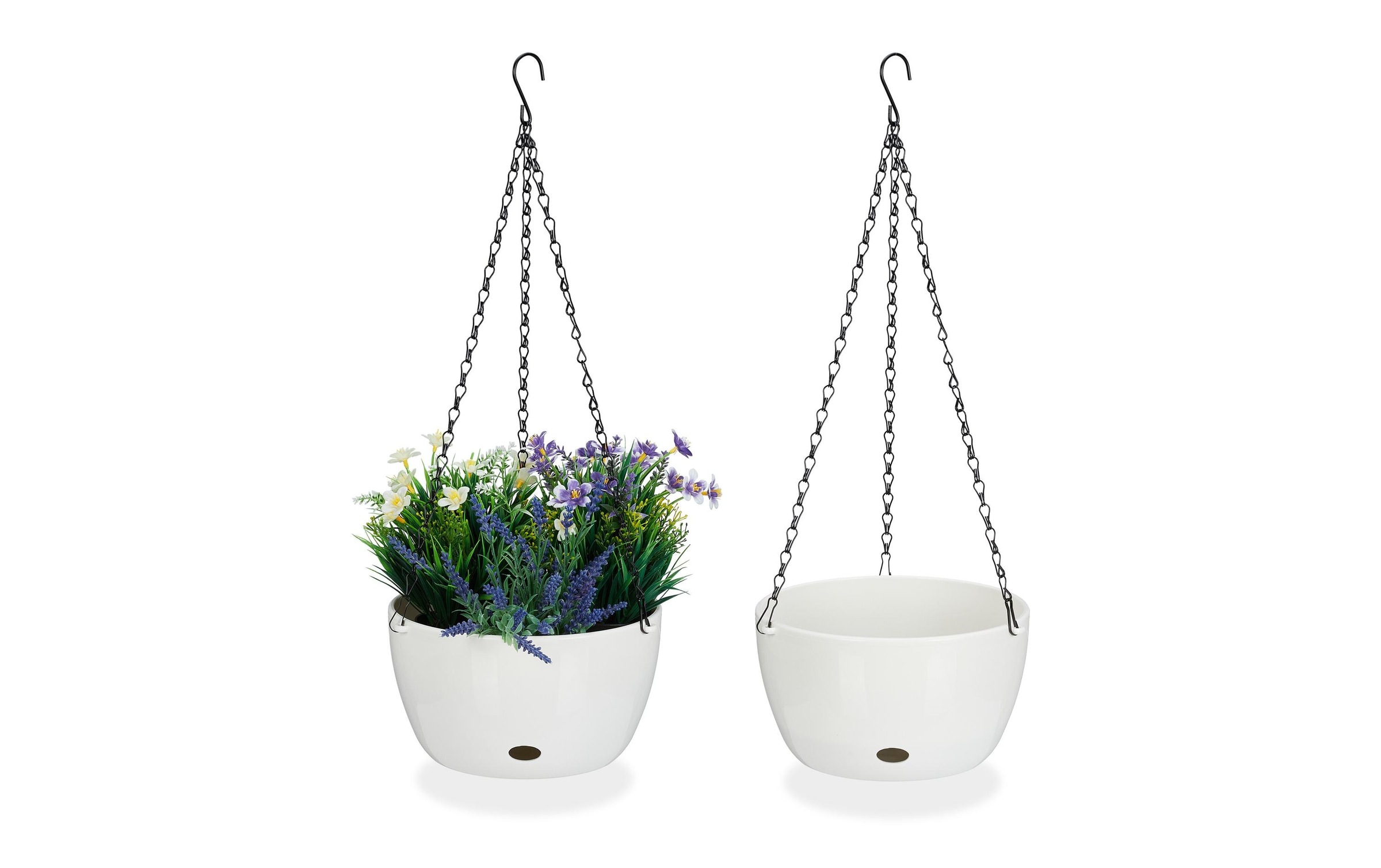 relaxdays Blumenampel »2er Set«