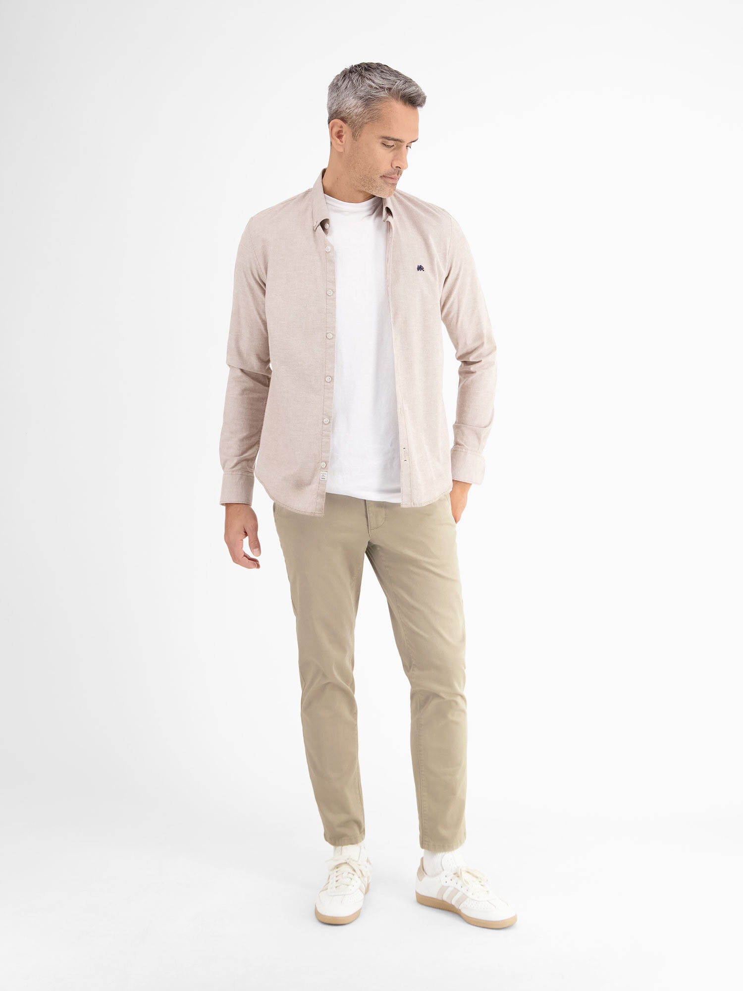 LERROS Jeans à 5 poches »LERROS Basic Chino in Strukturqualität, SLIM FIT«