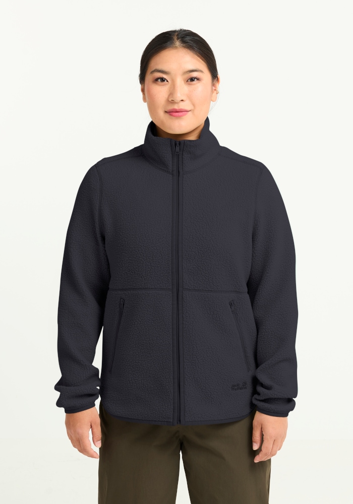 Jack Wolfskin Veste polaire »LITE CURL FZ W« avec matériau doux, respirant, séchage rapide, déperlant