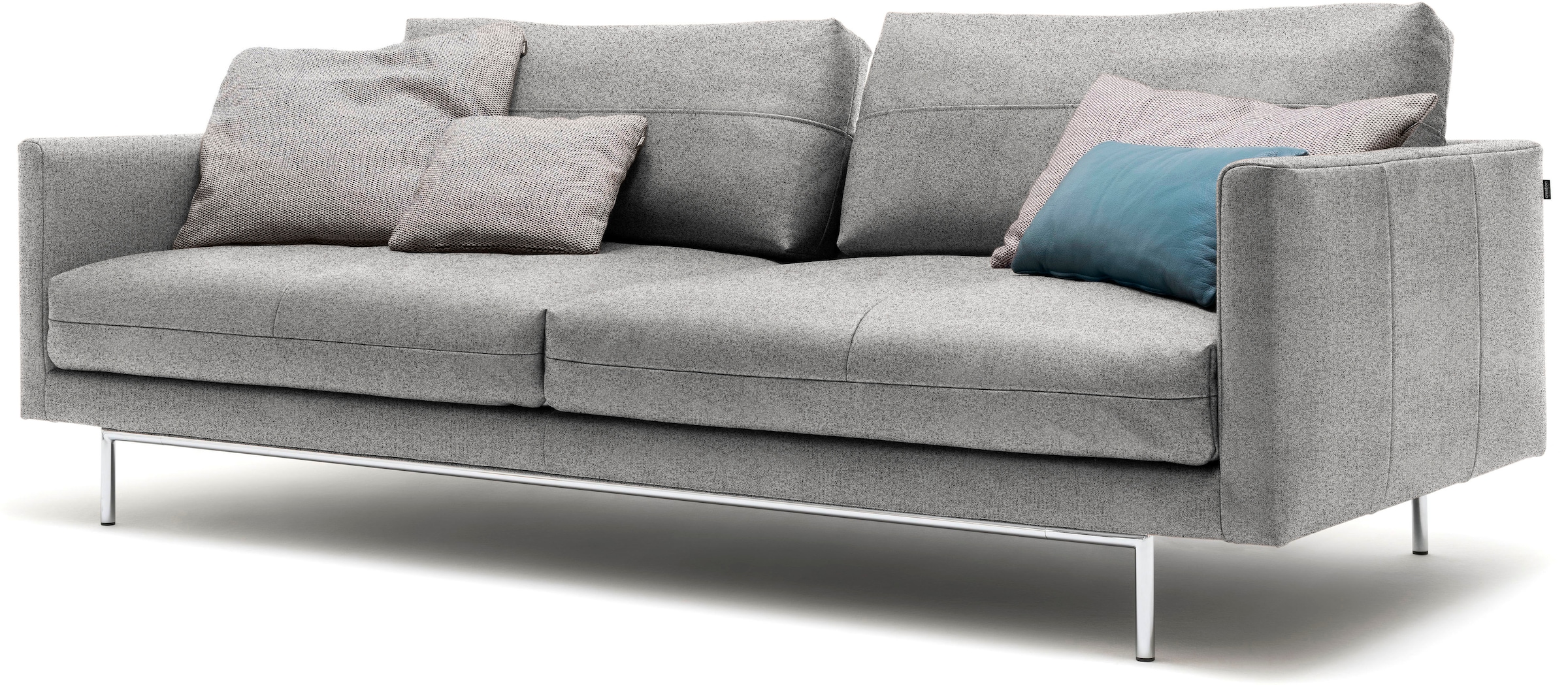 Creation BY ROLF BENZ 3-places »CR.414, Designsofa, edles Sofa, Loungesofa, Ledersofa, klares Design« en cuir ou chenille, confort d'assise de première qualité, rembourrage décontracté
