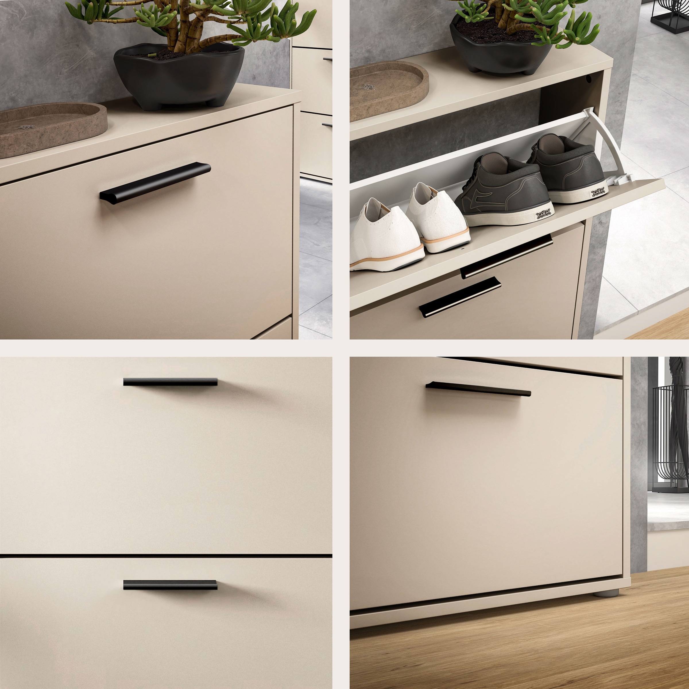 HBZ Schuhkipper »Sam Schuhkipper, Schuhschrank BxHxT 59x103x17 cm« 1 Stk. tlg. Breite 59cm, FSC-Mix Credit