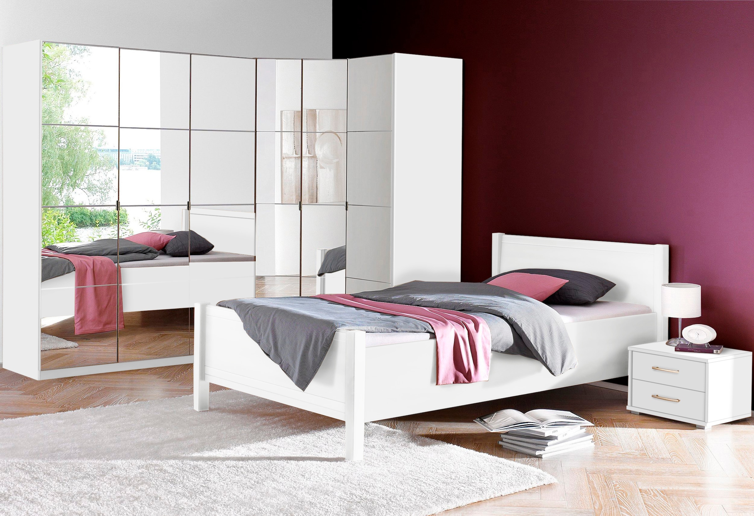 priess Armoires à vêtements »Malaga« mit Spiegelfront