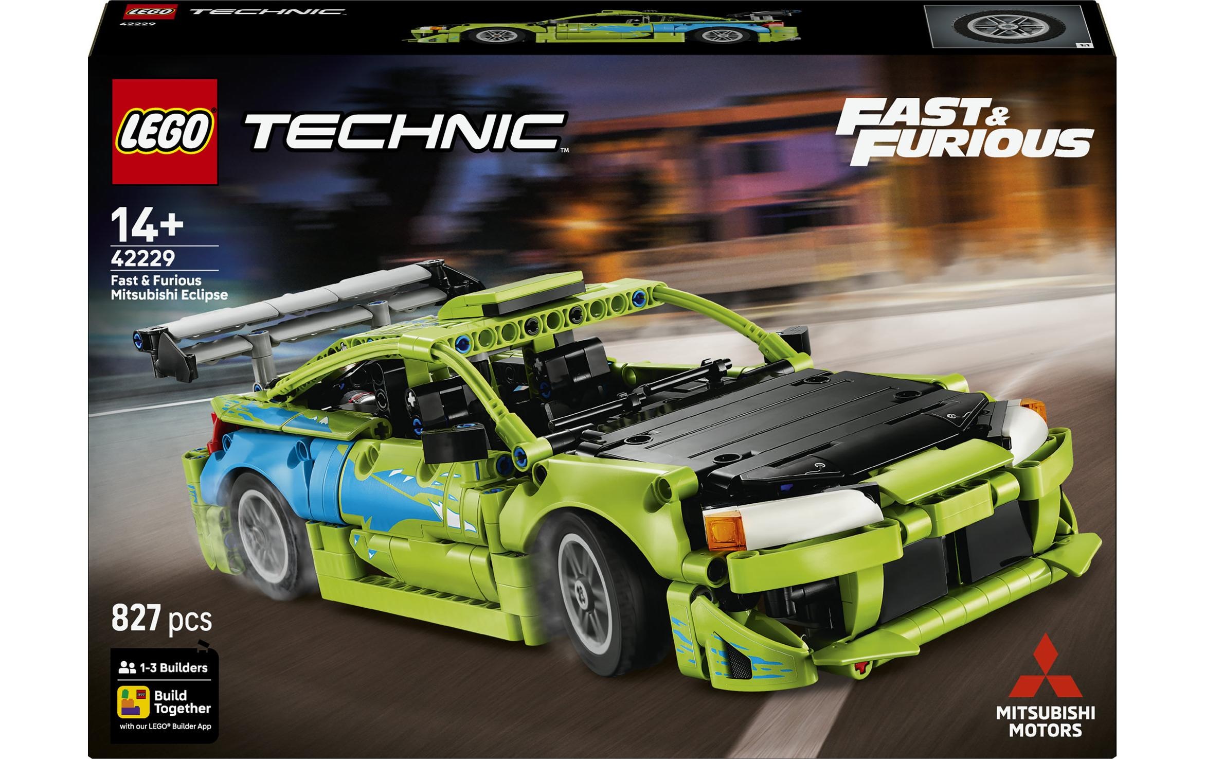 LEGO® Konstruktionsspielsteine »Fast and Furious Mitsubishi Eclipse Auto (42229), LEGO Technic« Made in Europe