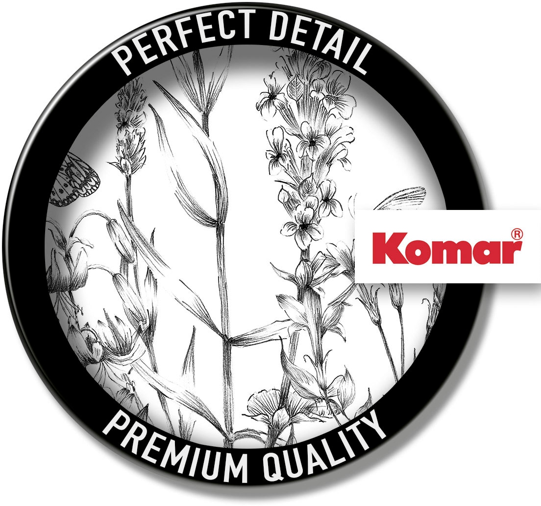 Komar Vliestapete »Digitaldruck Vlies -  Butterfly Field - Grösse 400 x 250 cm« bedruckt glatt Wohnzimmer, Schlafzimmer