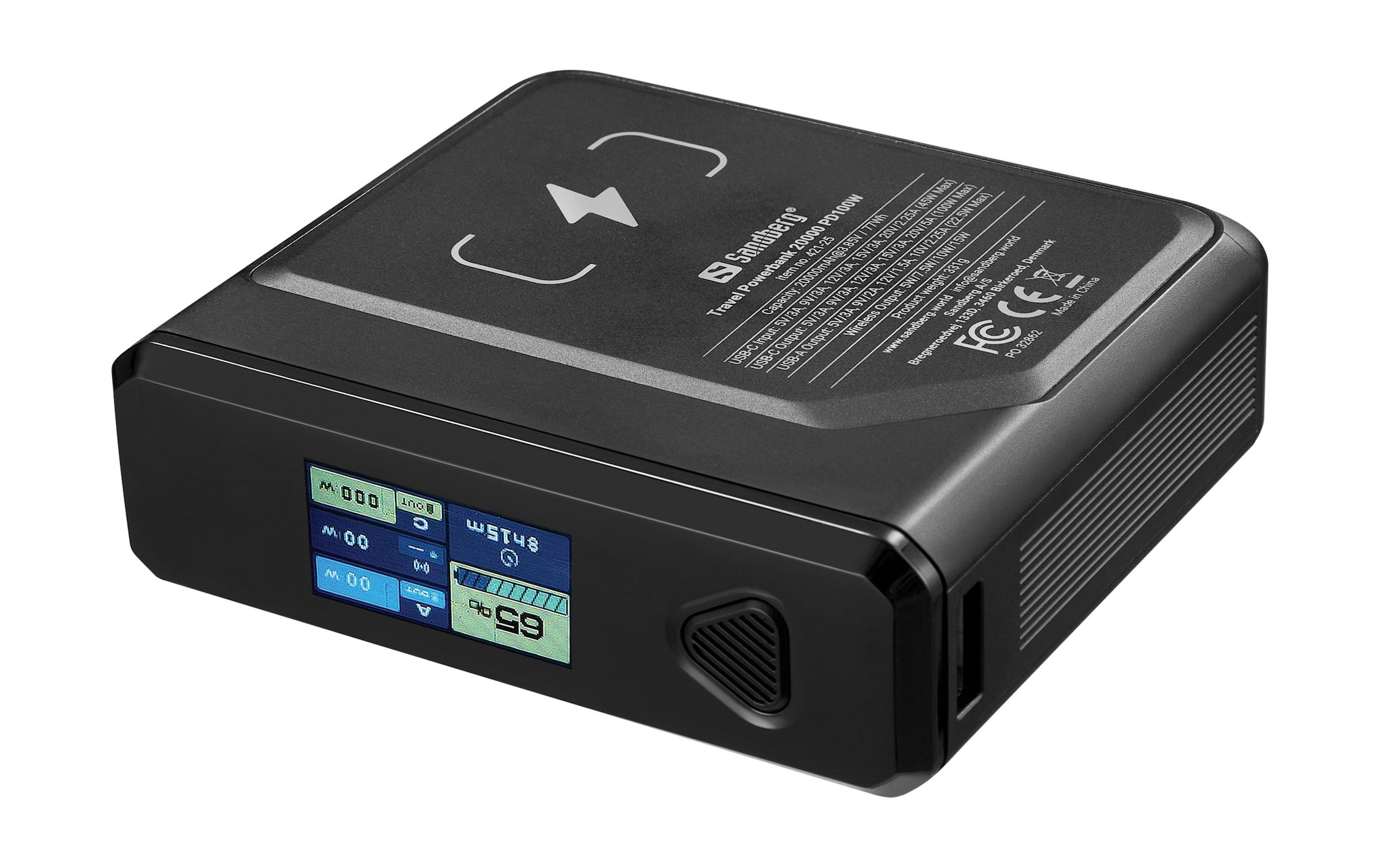 Sandberg Powerbank »Travel 20000 mAh« Wireless Charger