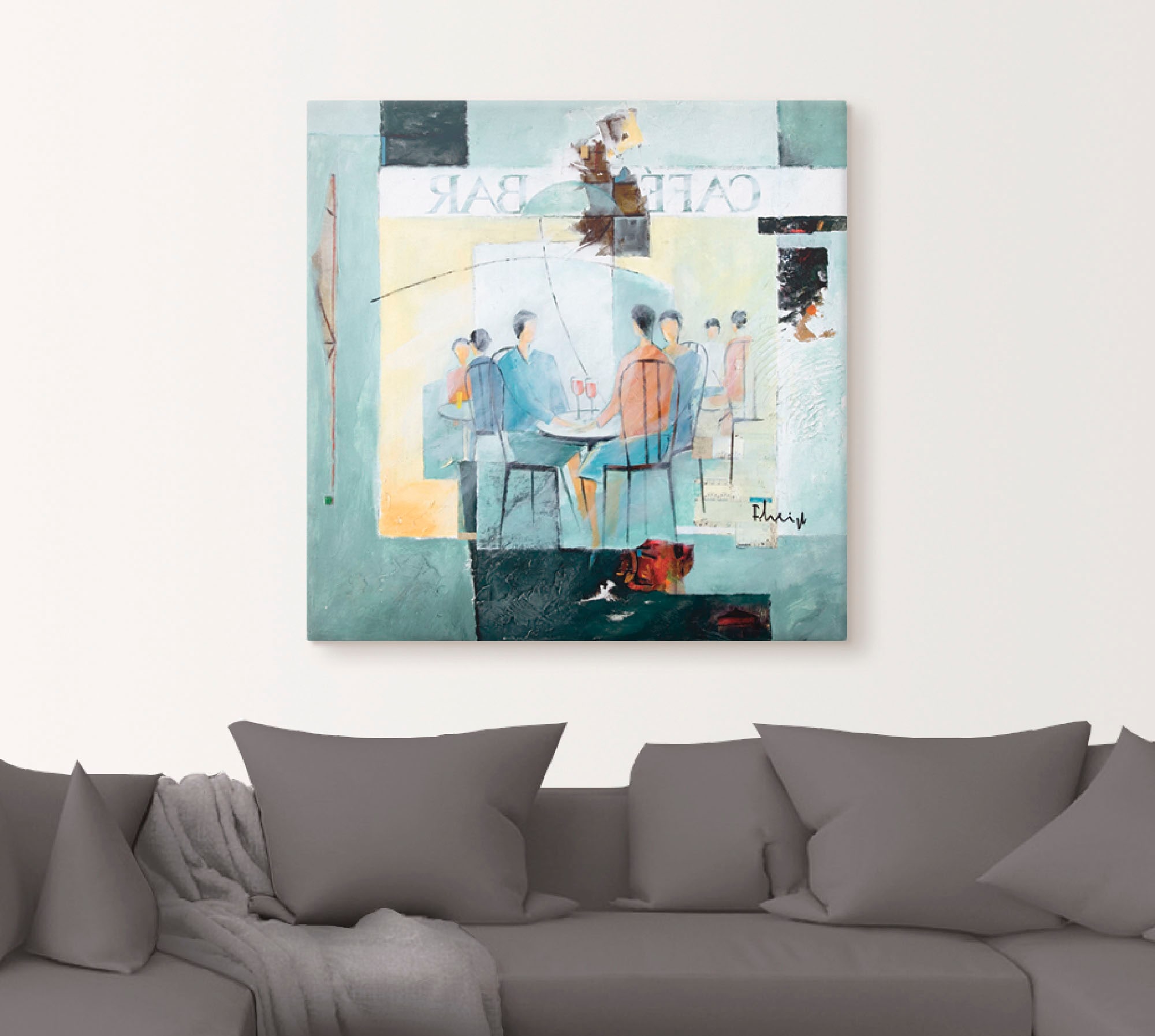 Artland Tableau sur toile »Geschmack von Zitronen« Groupes et familles 1 cuis tlg. tendu sur cadre en bois