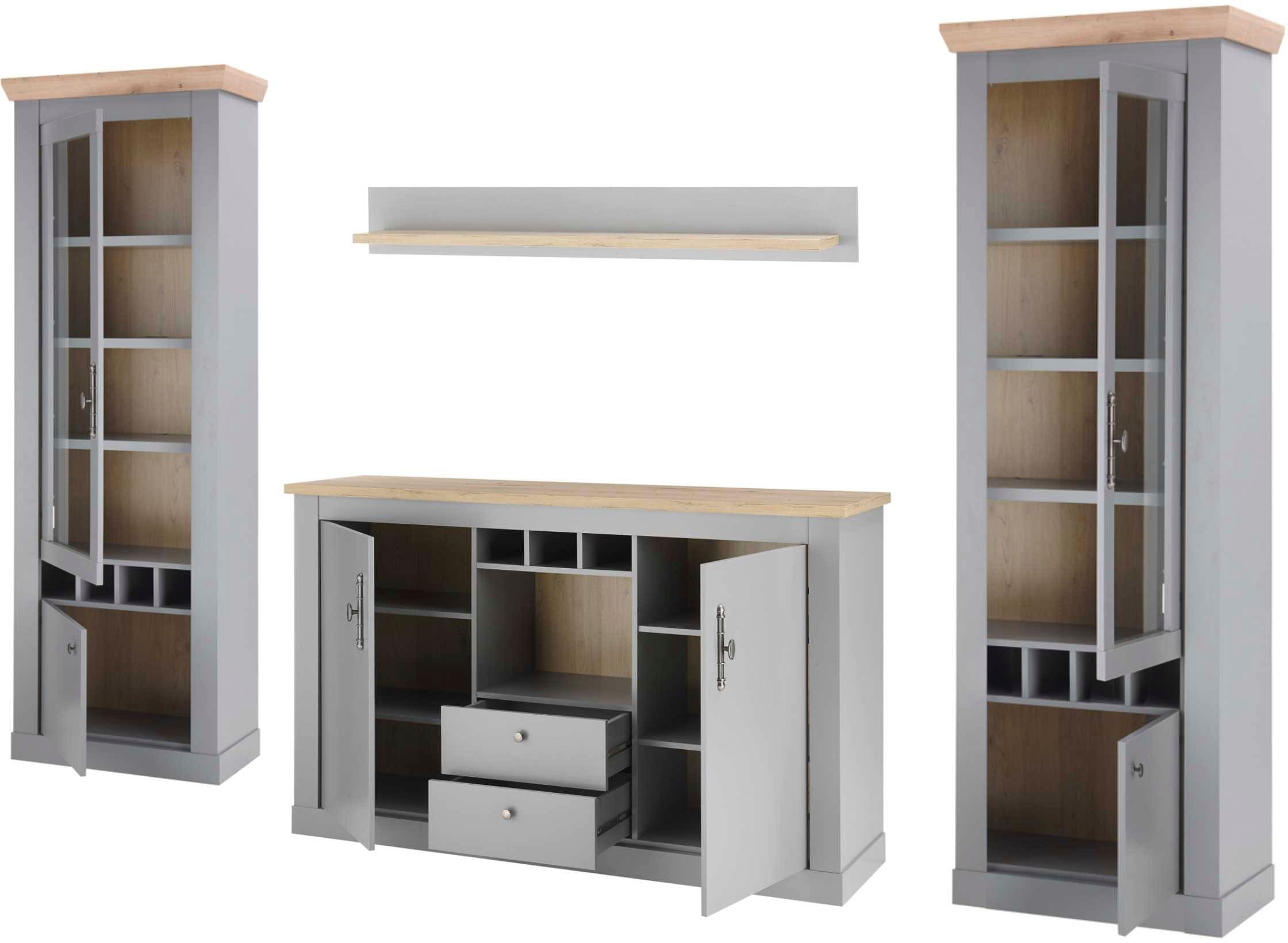 Home affaire Wohnwand »Chambord« 4 Stk. tlg.