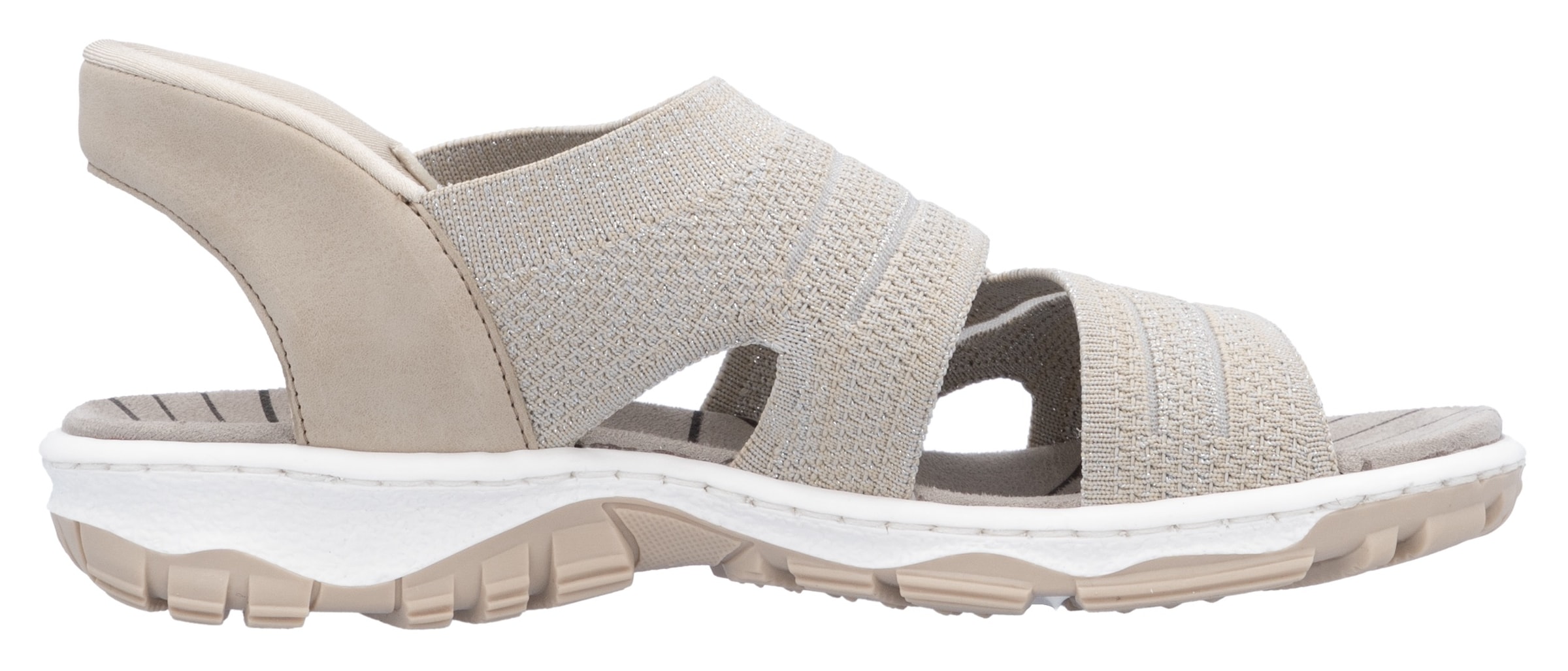 Rieker  Trekkingsandale, Outdoorsandale, Sommerschuh mit Elastik-Einschlupf