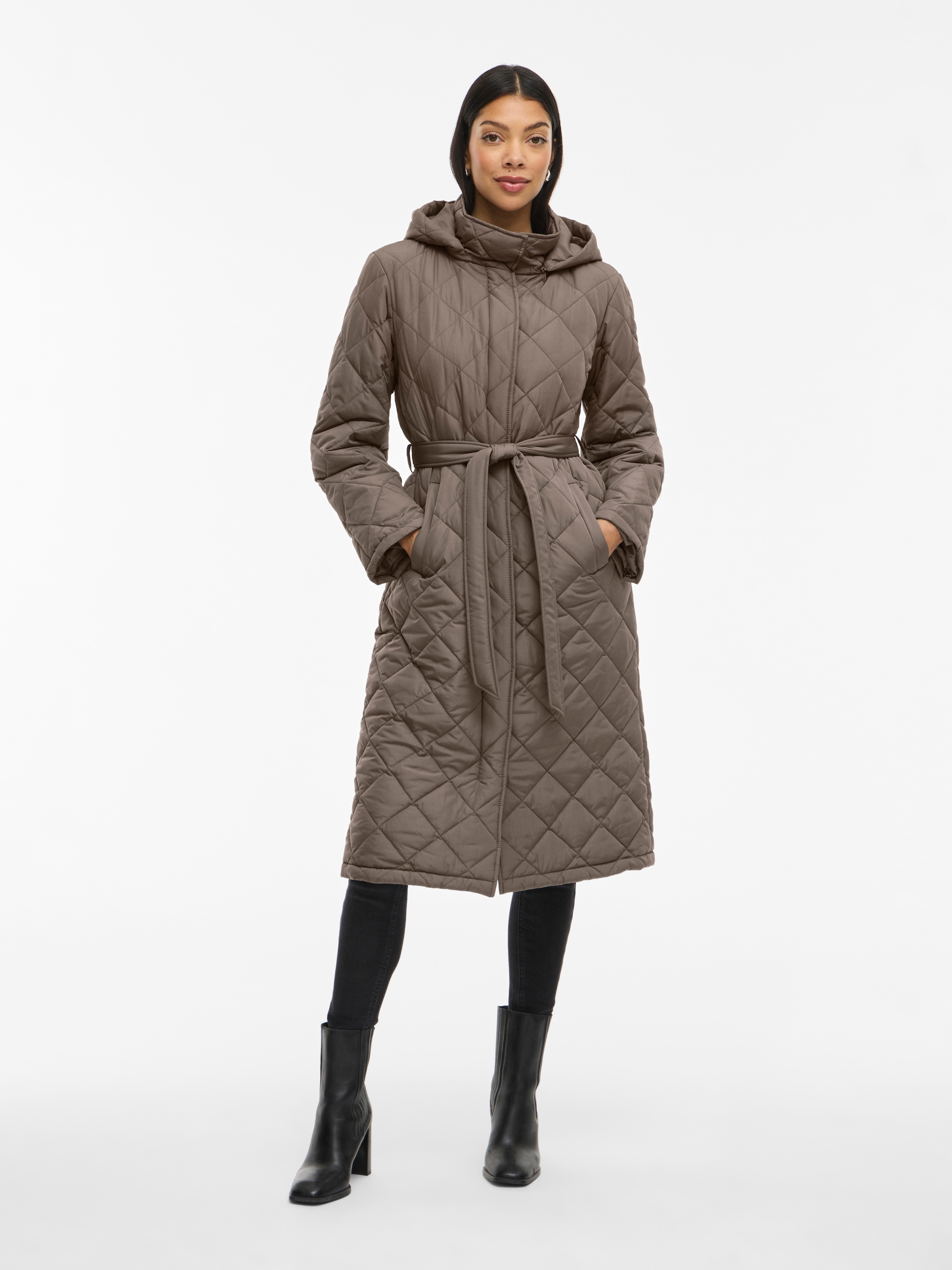 Vila Fellimitatmantel »VIKANTE QUILTED L/S COAT - NOOS«