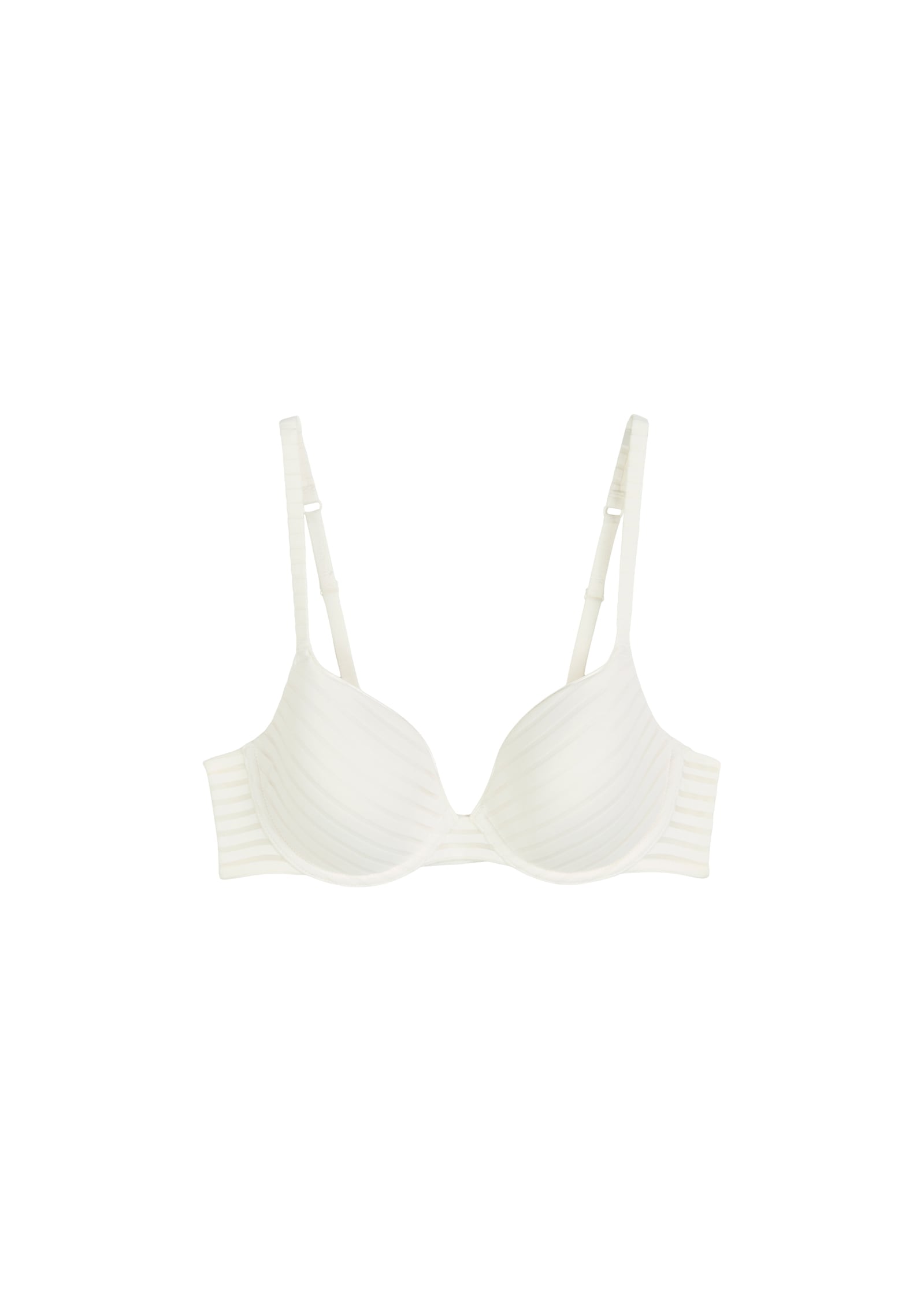 Marc O'Polo Soutien-gorge à armatures »Second Skin Jaquard« bonnets légèrement rembourrés, préformés sans coutures, élastiques, fines rayures
