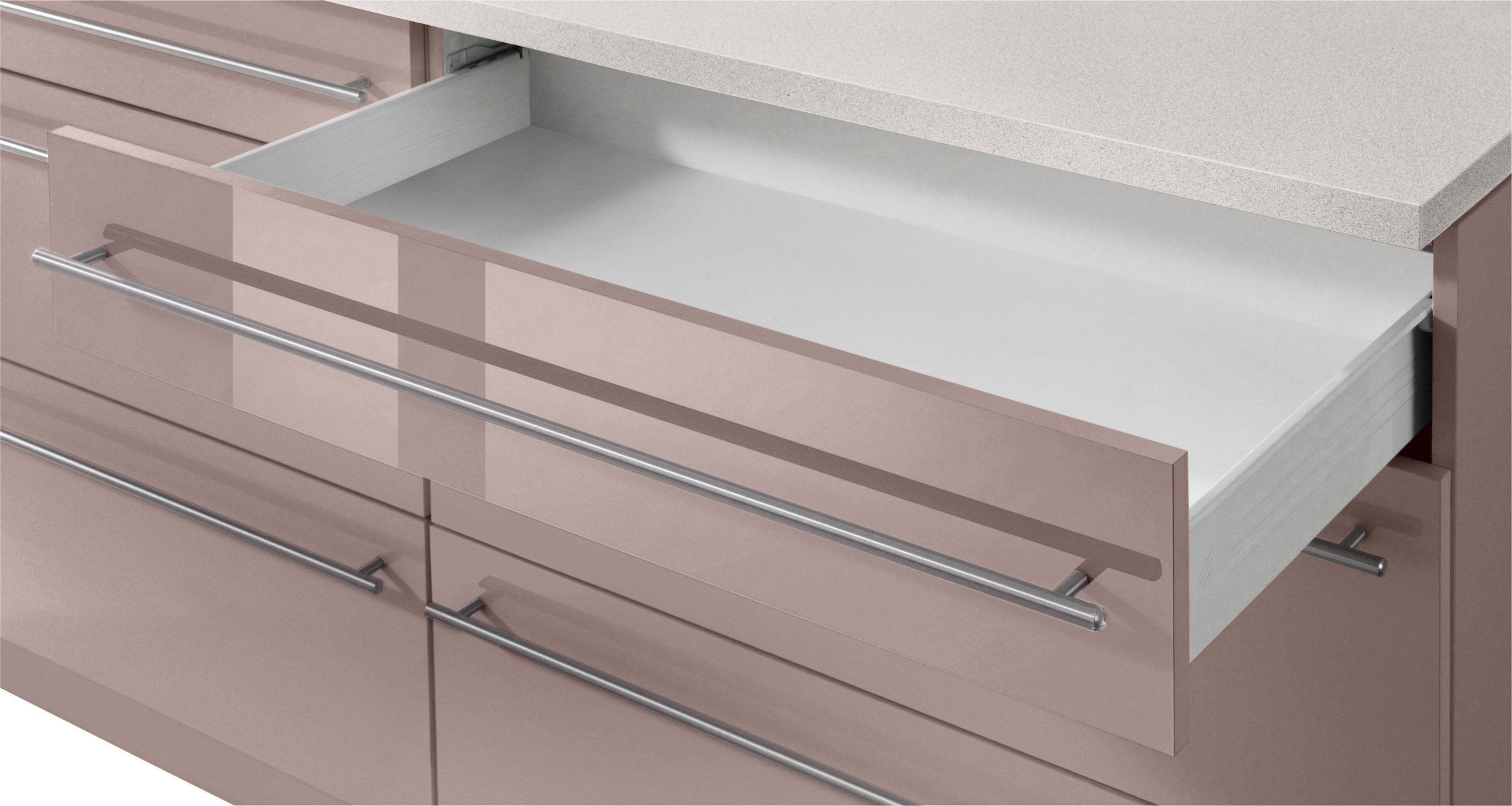 wiho Küchen Küche »Chicago, TOPSELLER« ohne E-Geräte, Gesamtbreite 180 cm