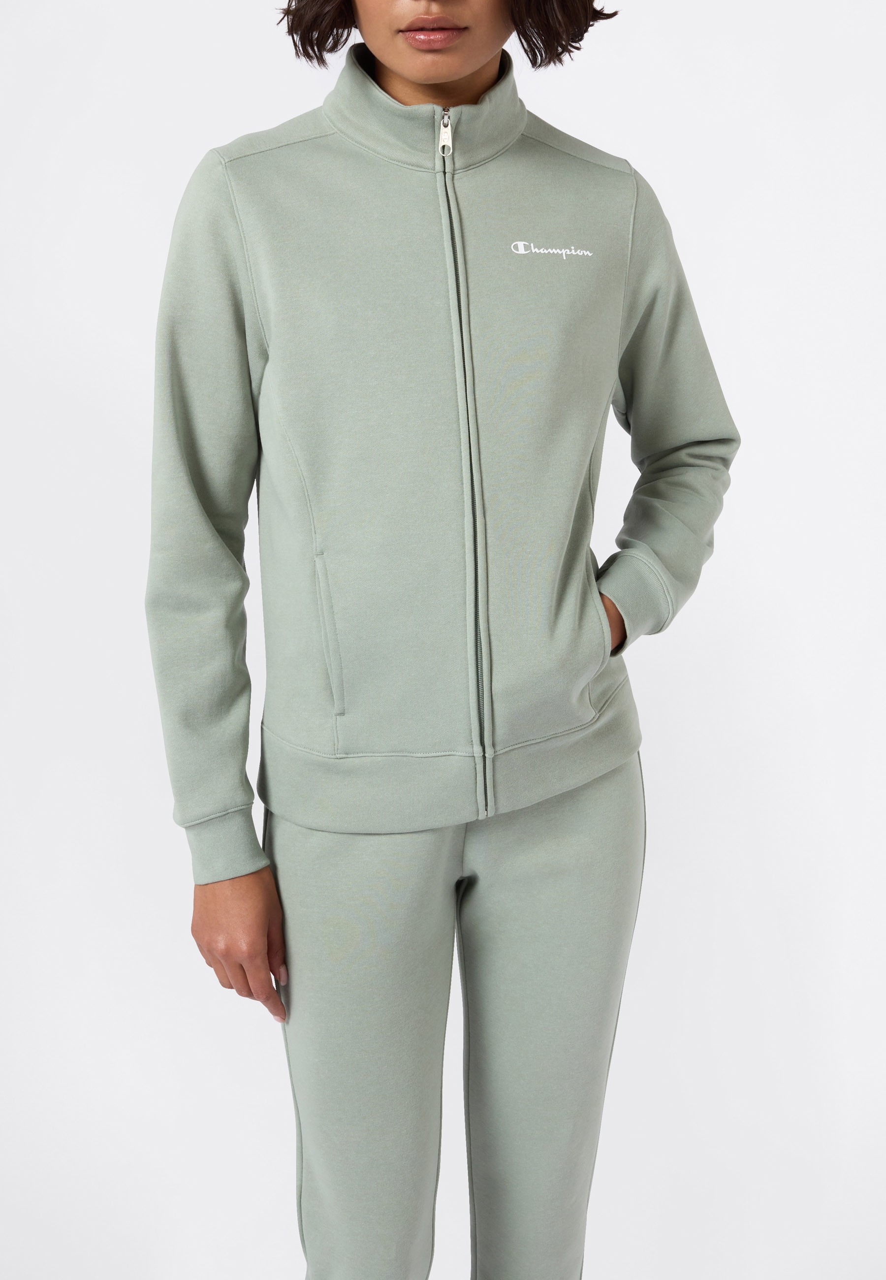 Champion Jogging »Full Zip Sweatsuit« 2 cuis zweiteilig, aus Baumwollmischung, mit durchgehendem Reissverschluss