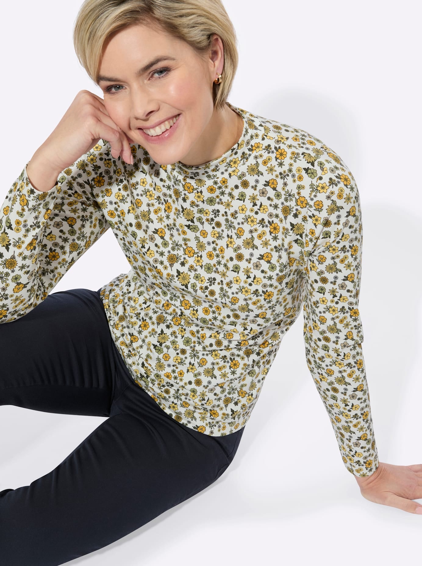 Classic Basics T-shirt à col montant »Stehkragen-Shirt« 1