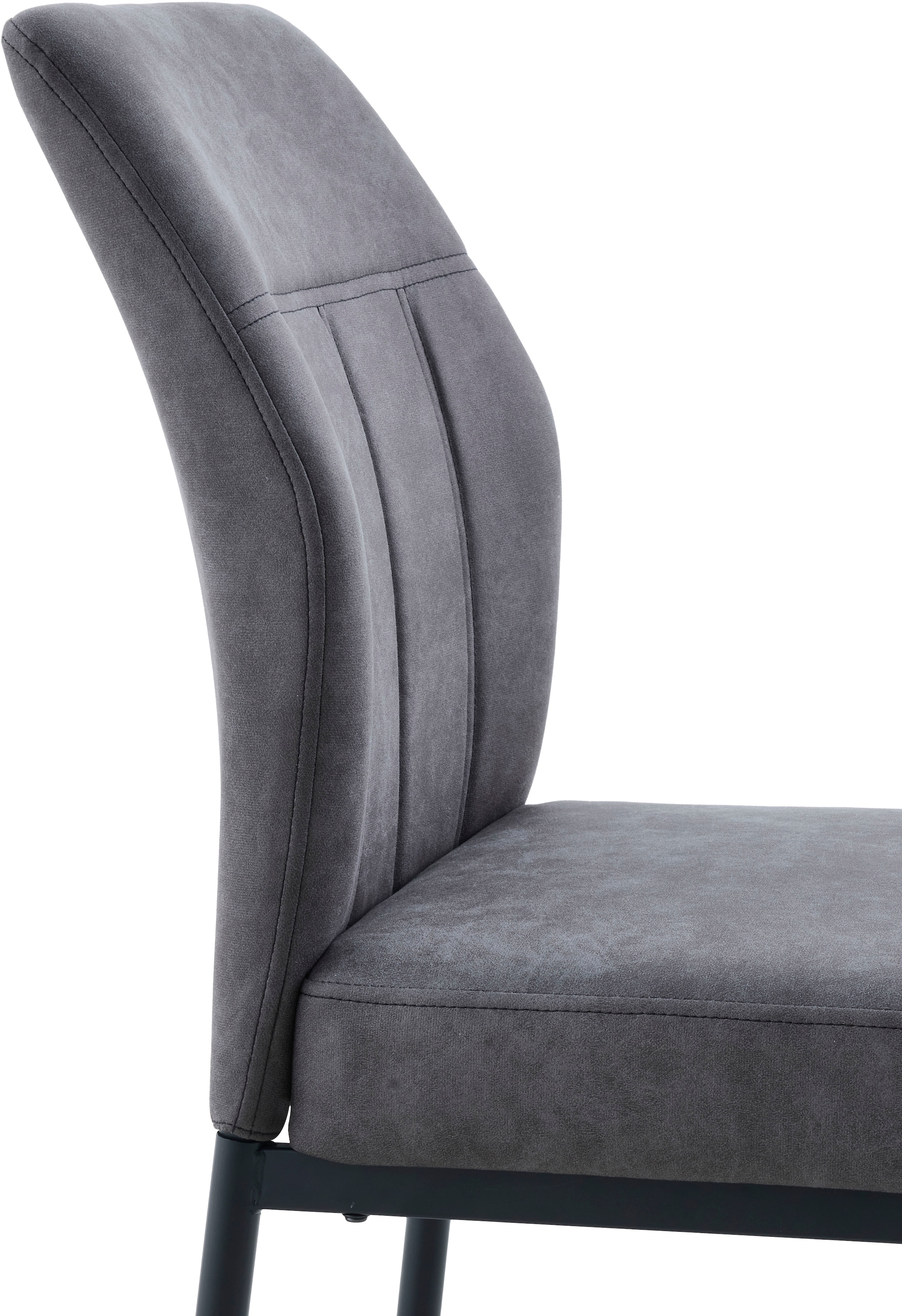 HELA Chaise à 4 pieds »ALMADA« (Ensemble) 2 cuis4-Fuss, Komfortsitz mit Federkorb, Vintage Optik