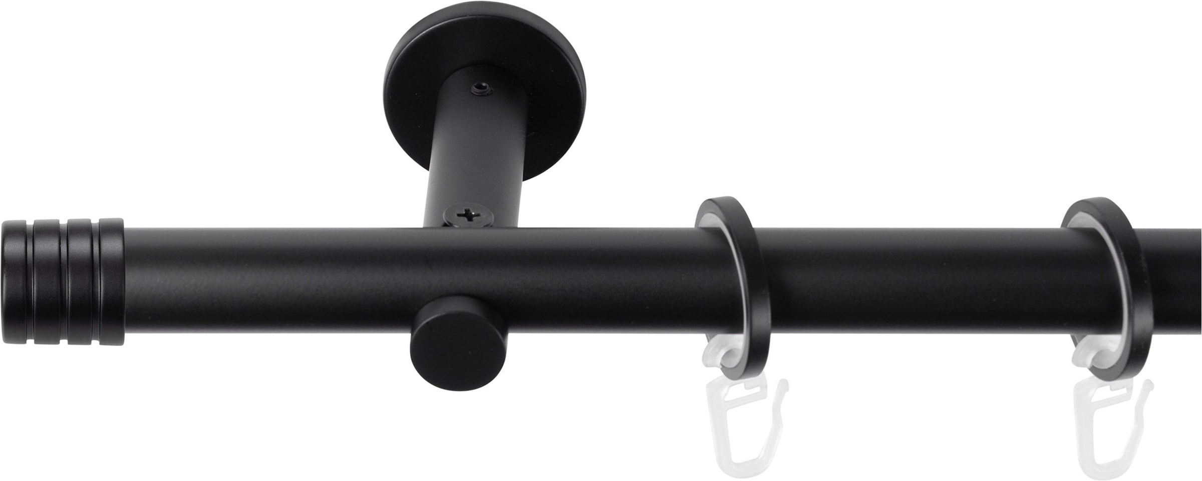 SN DECO GROUP Gardinenstange Ø 19 mm 1 läufig-läufig Fixmass;kürzbar