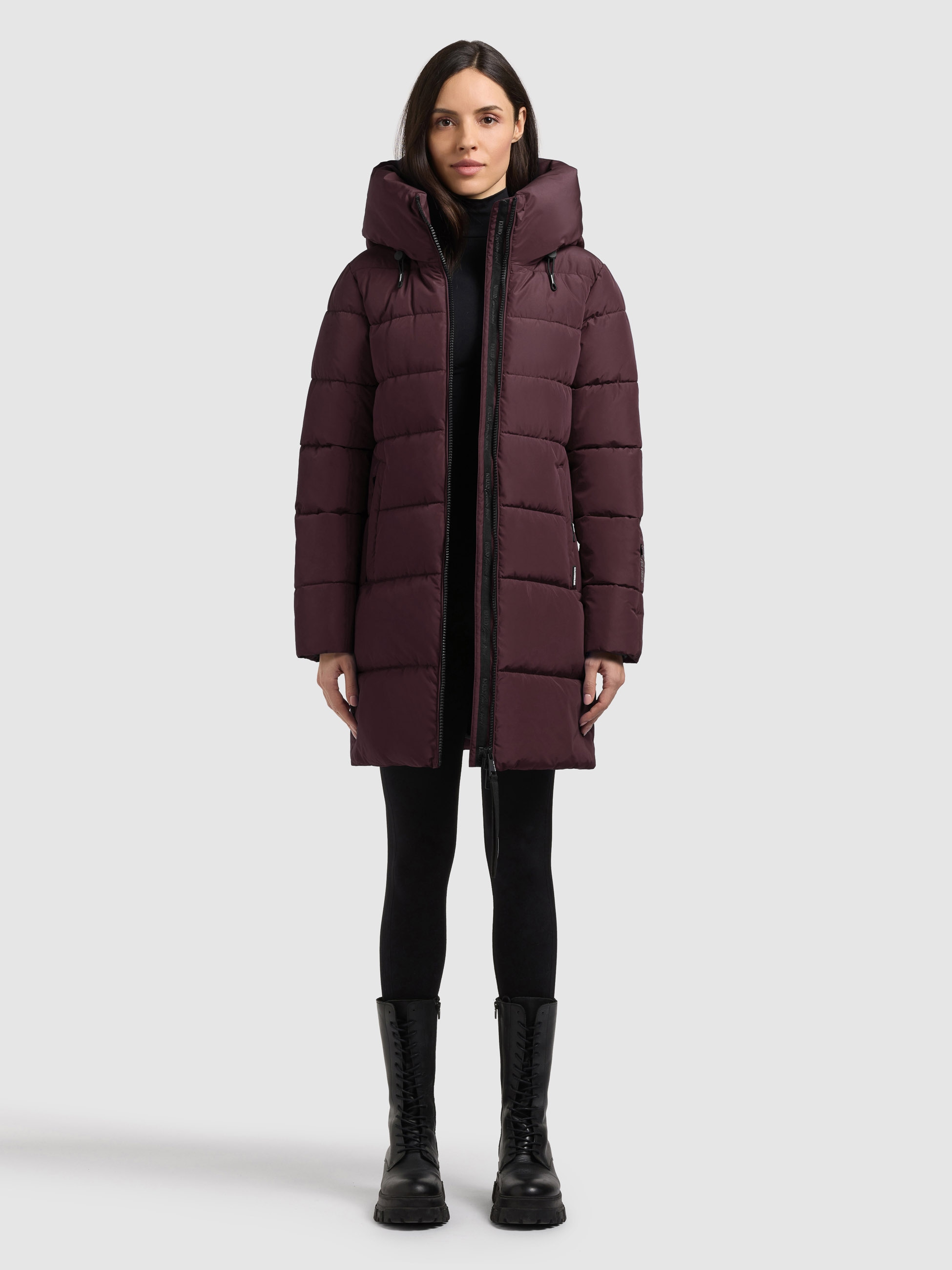 khujo Steppjacke »GRIMES« mit Kapuze Reissverschlusstaschen