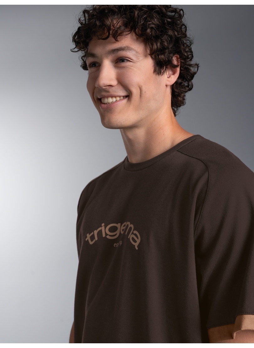 Trigema T-Shirt »TRIGEMA Oversize T-Shirt mit trigema Frontprint« 1